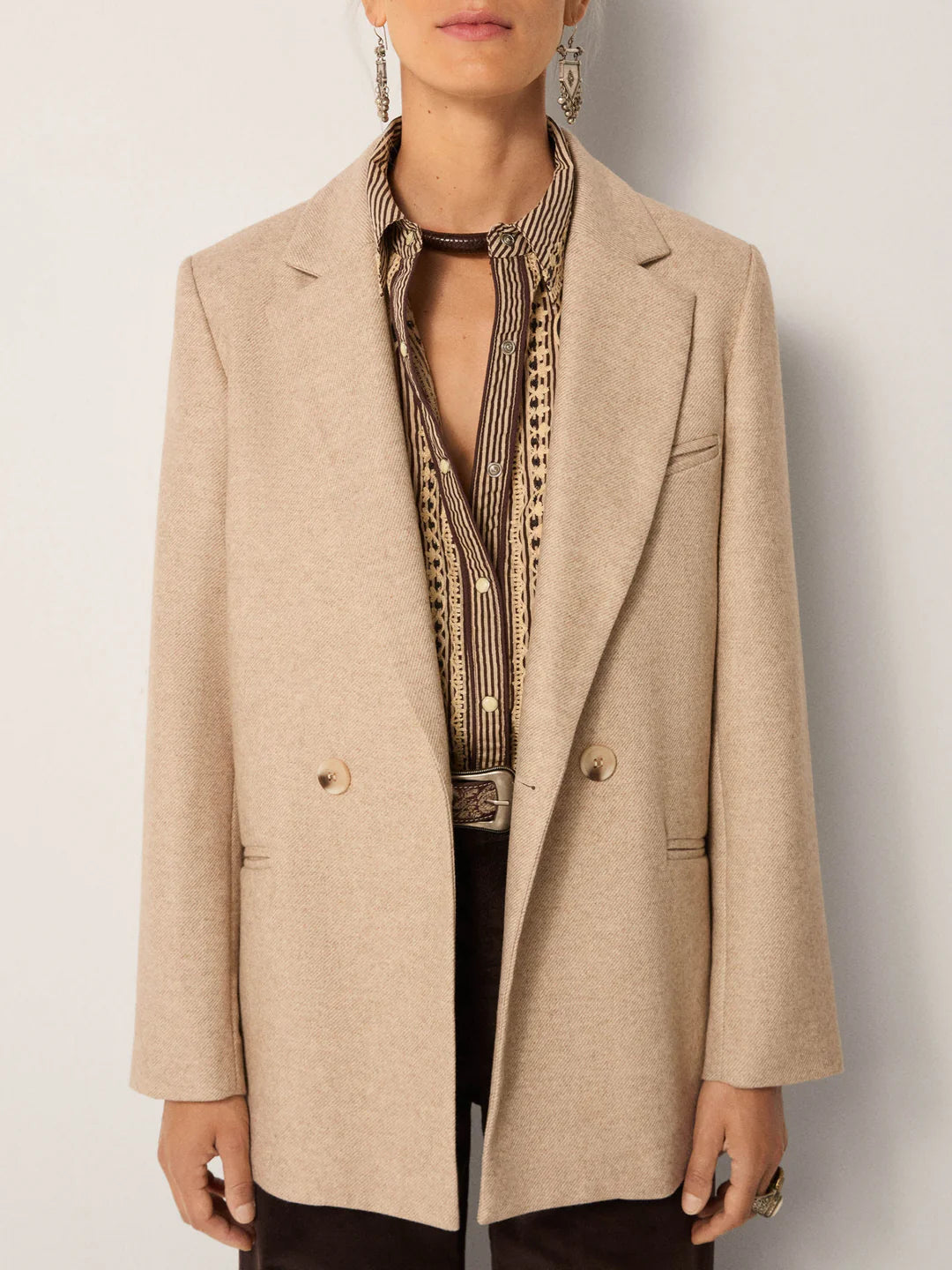 Anne Blazer Beige