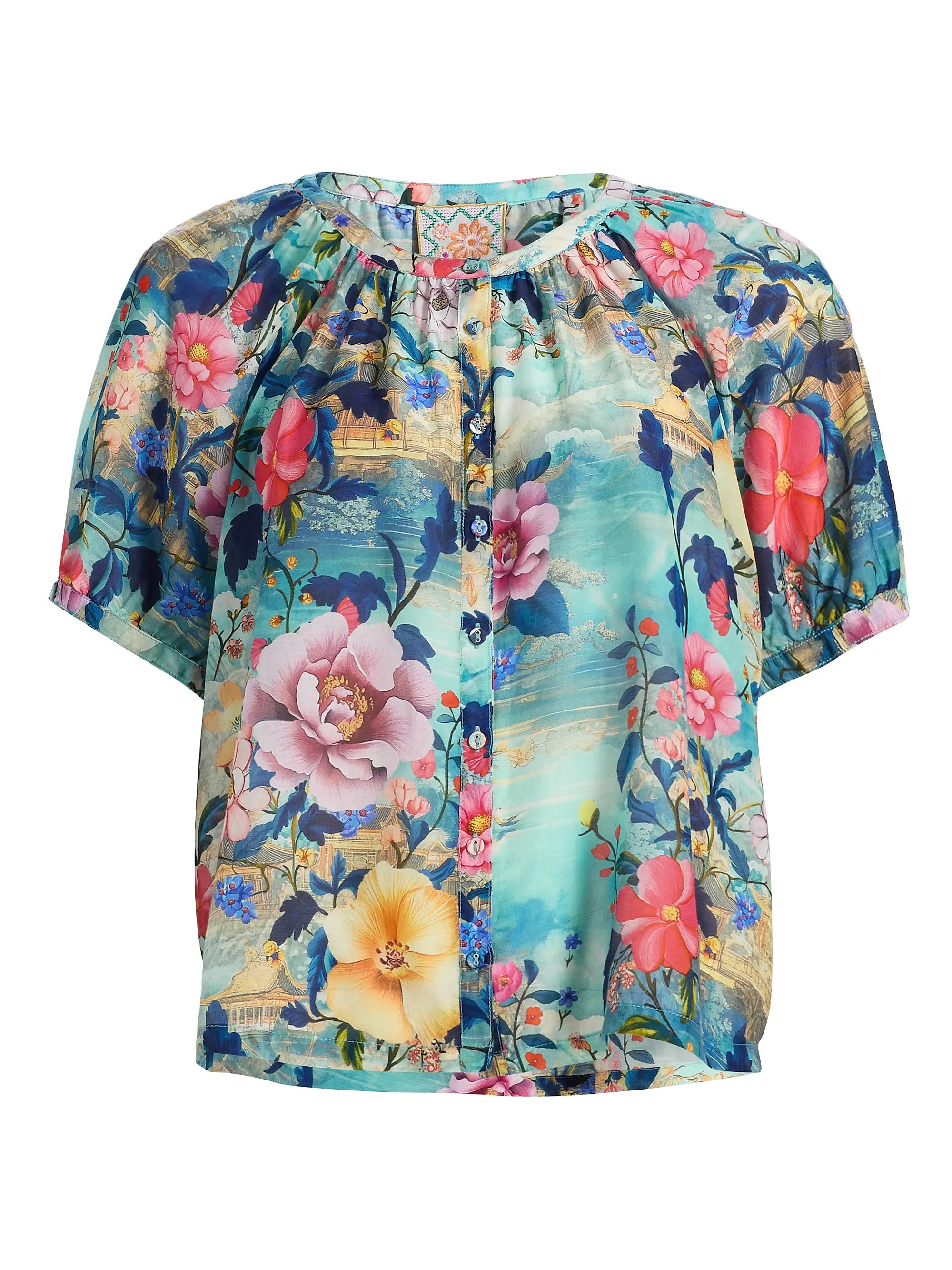 Avah Button Down Shirt Chemis