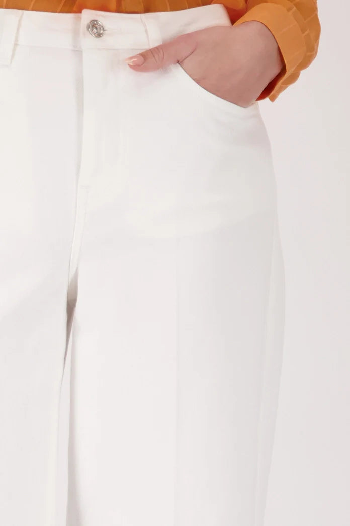Palazzo Jeans White