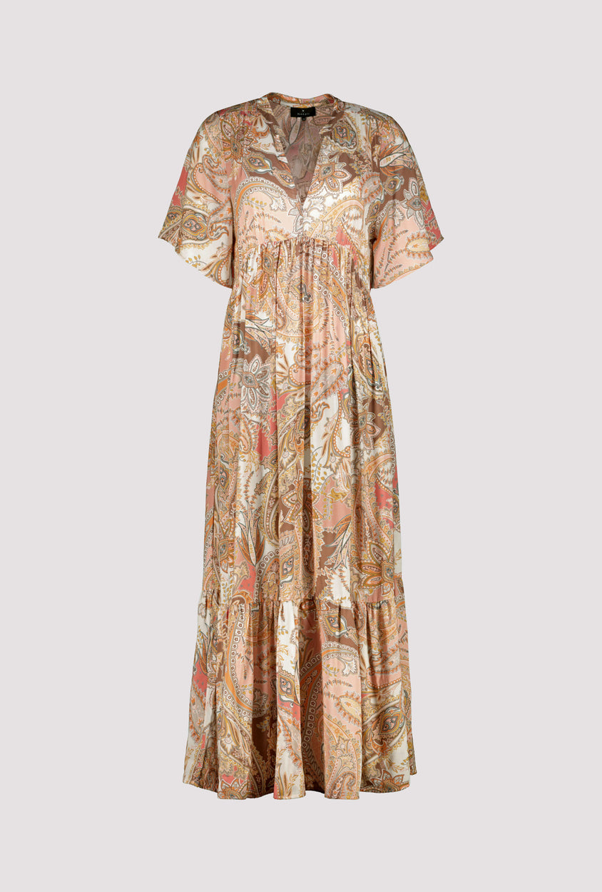 Dress W All-Over Mocca