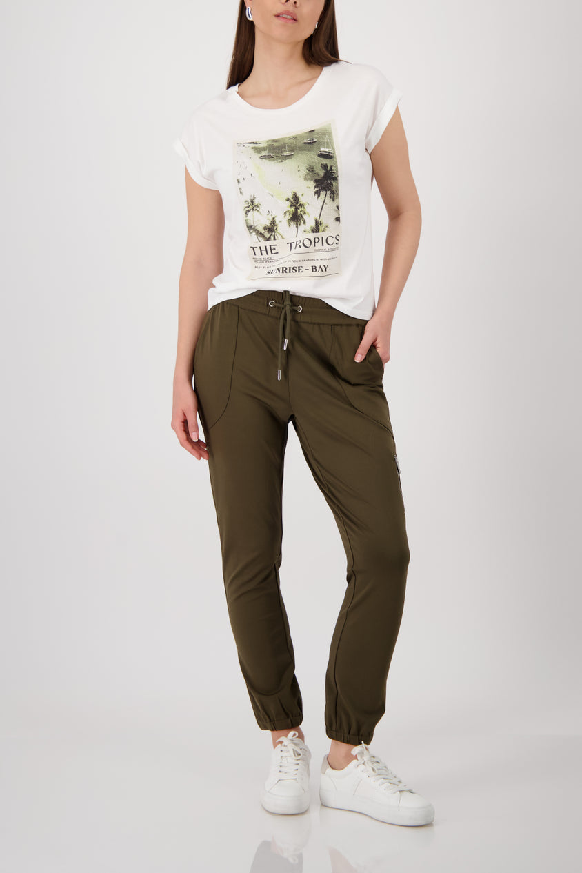 Jill Basic Pants Olive