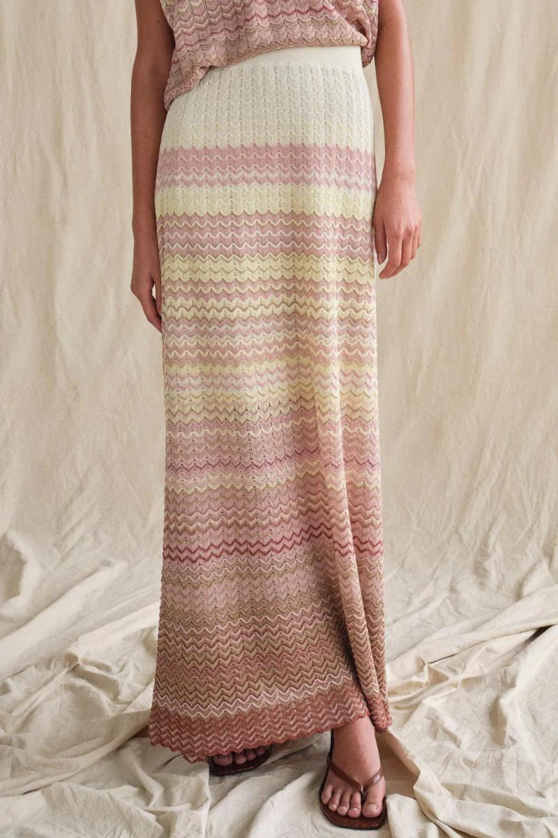 Hopi Zig Zag Knit Skirt