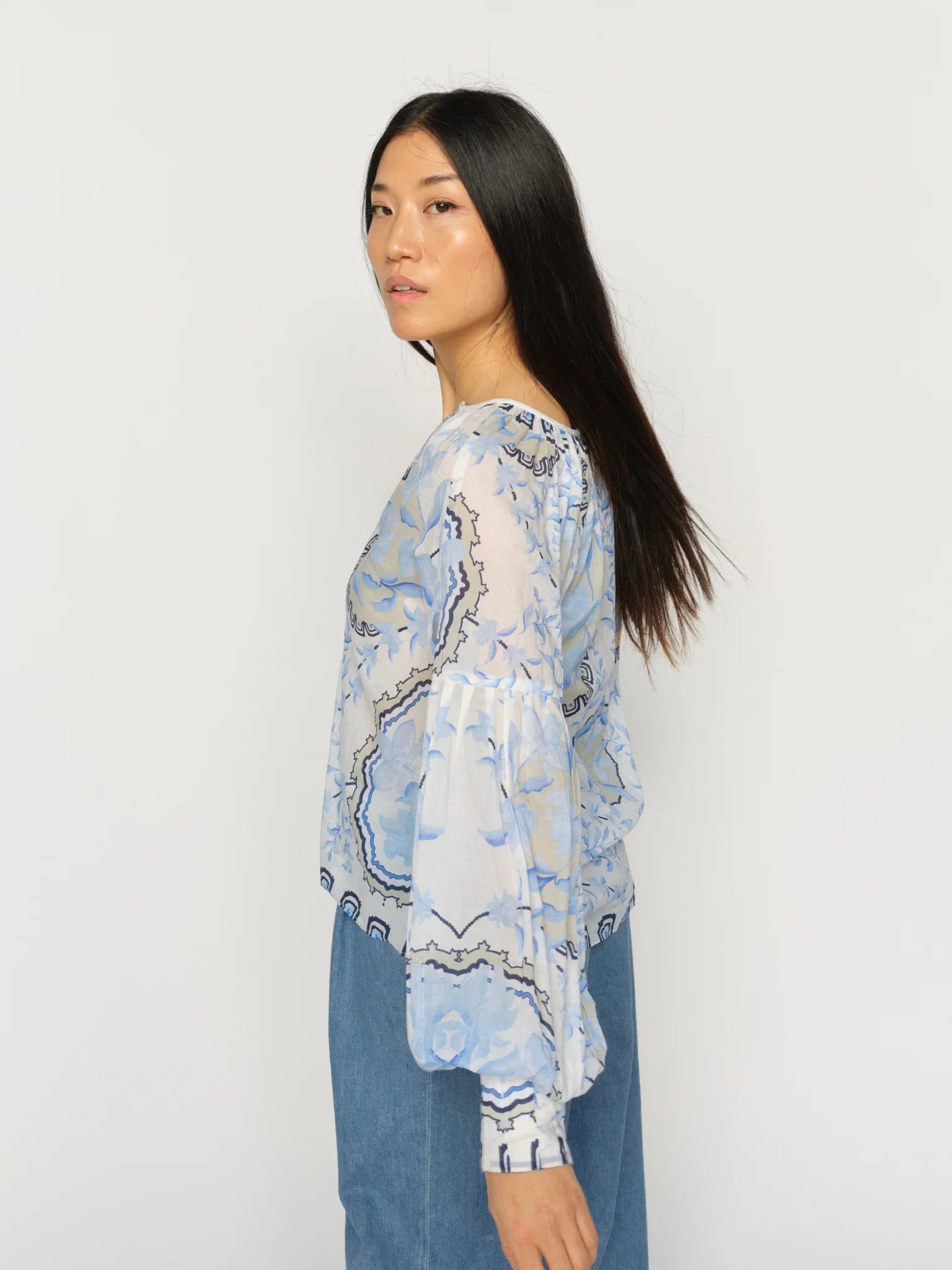 Wylde Orchid Blouse Brnr
