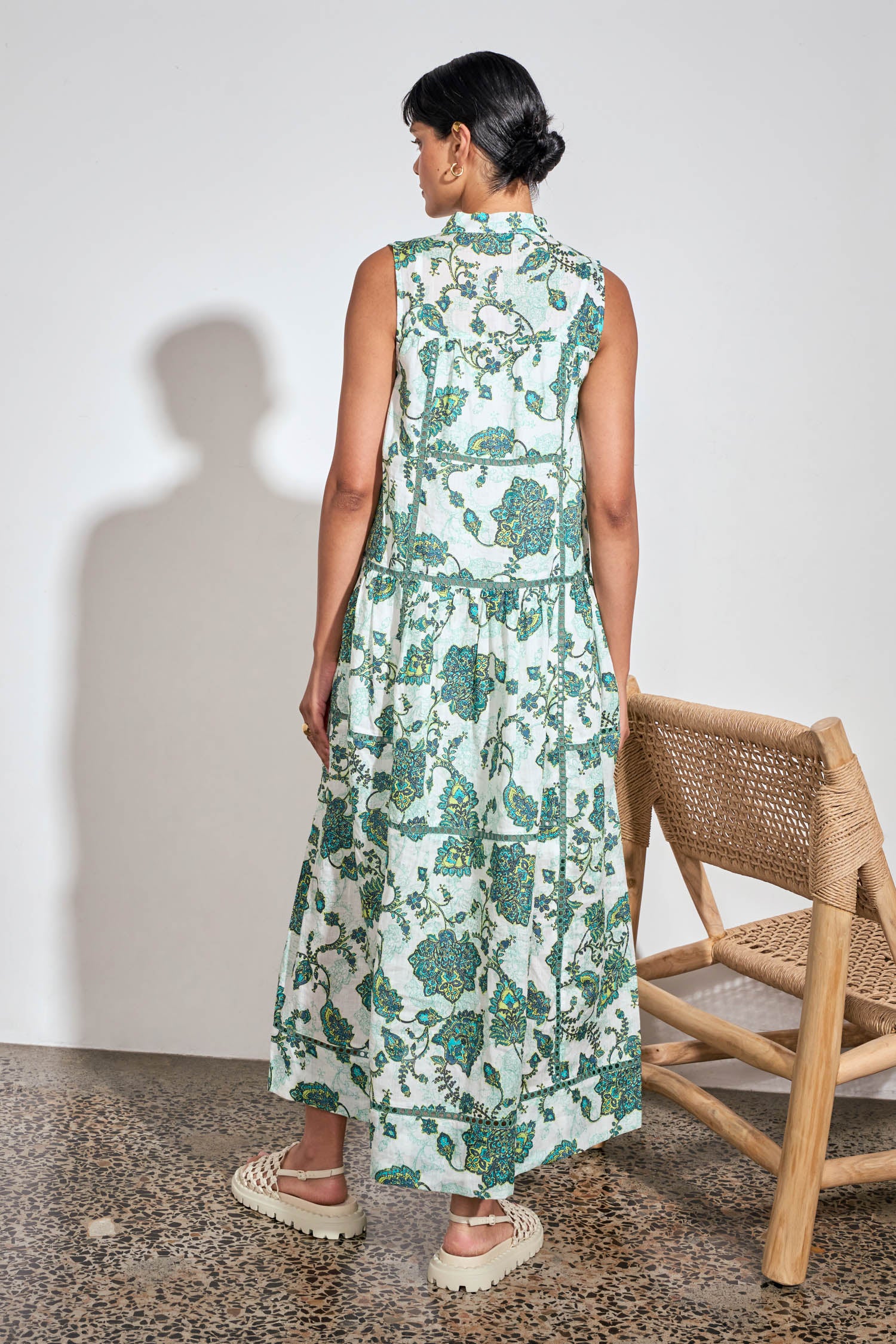 Linger Dress Garden Paisley