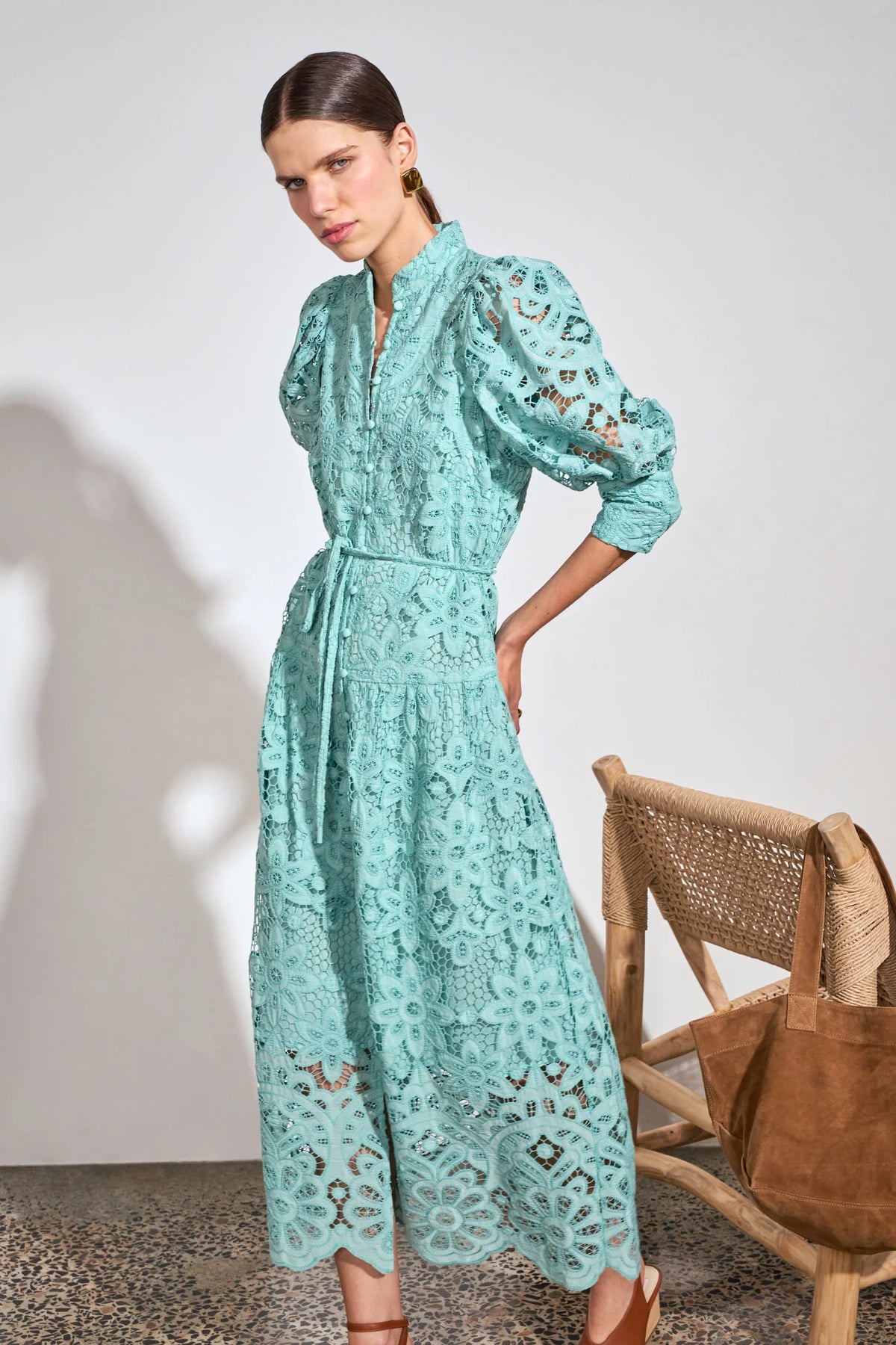 Gravitate Maxi Dress Pistachio