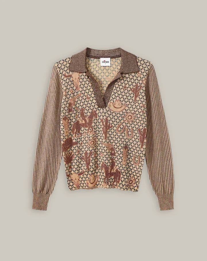 MILLIE POLO KNIT RODEO