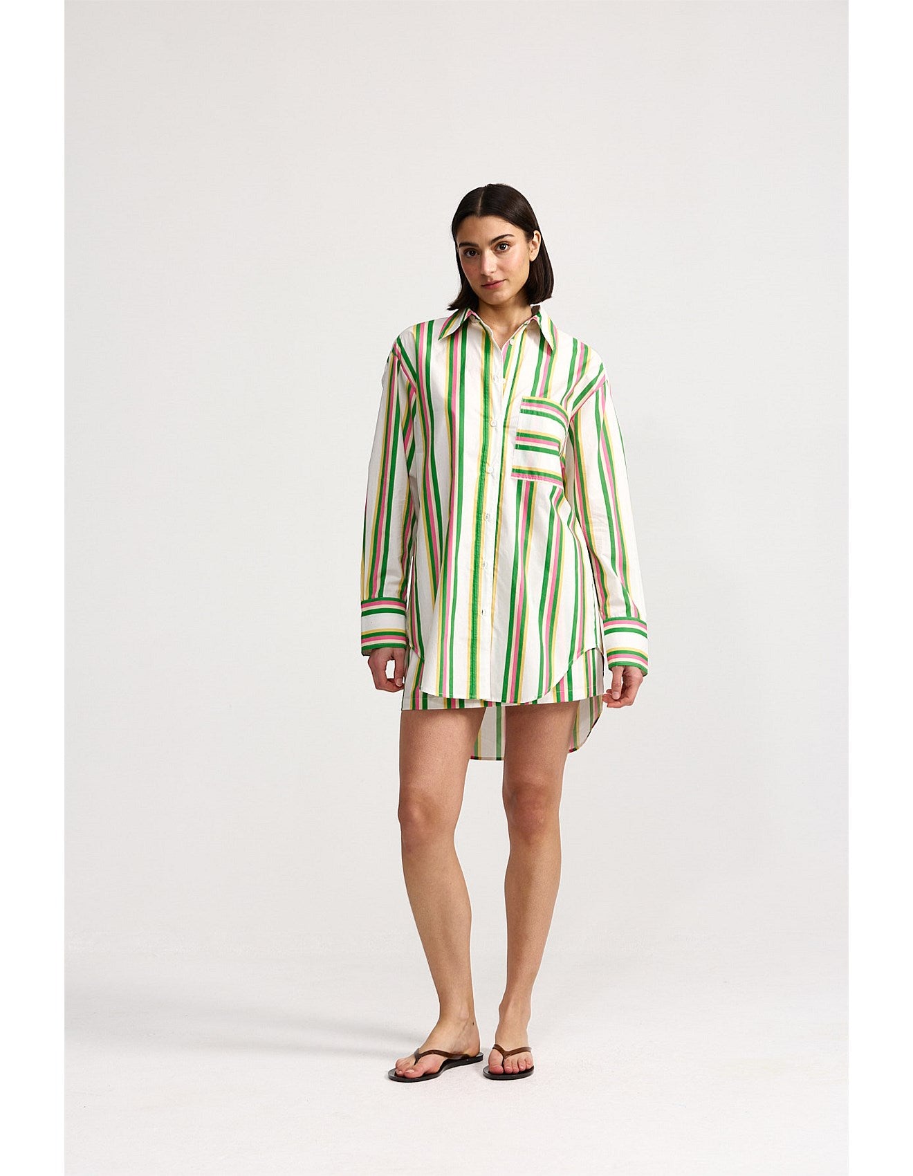 Buddy Shirt in Meadow Sorbet Stripe