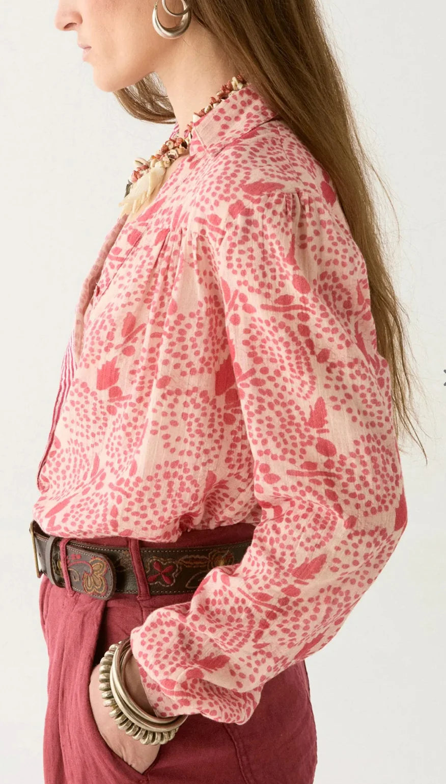 Dylan Blouse Pink Martini