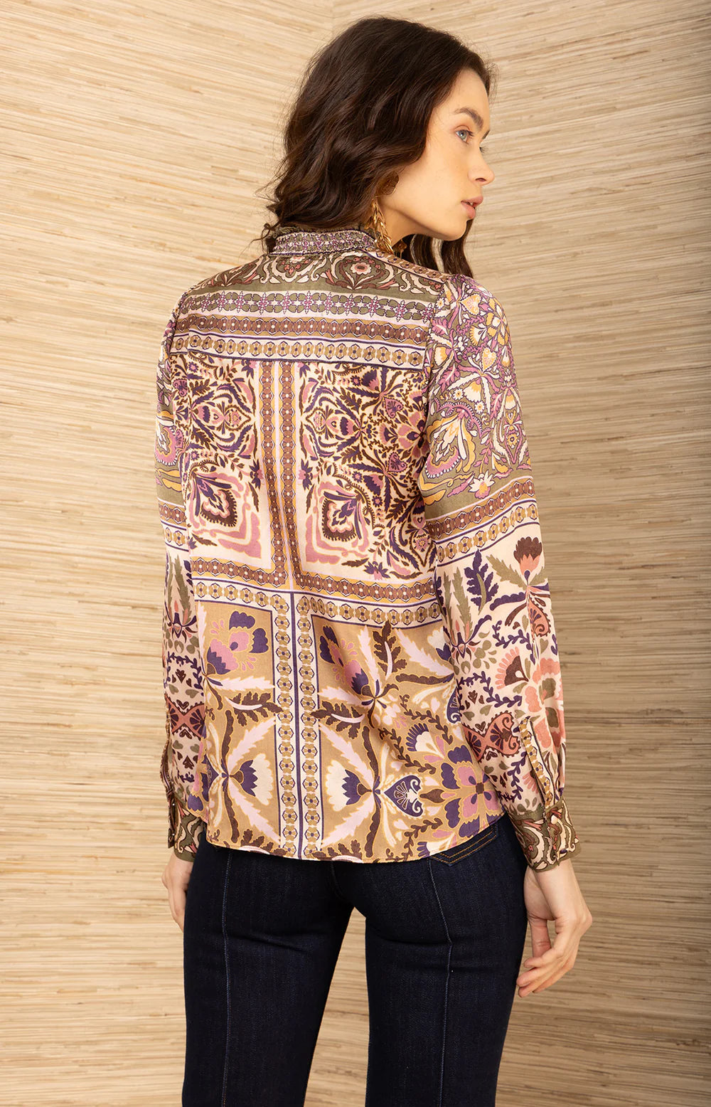 Etta Long Sleeve Top With Beads