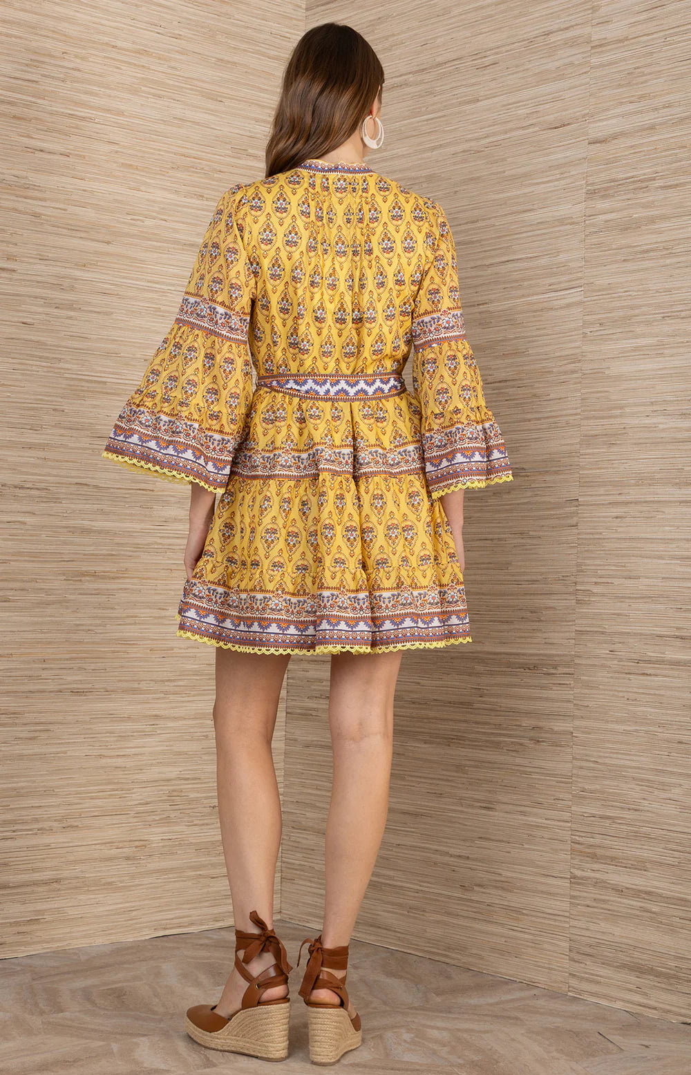 Idalia 3/4 Sleeve Short Dress