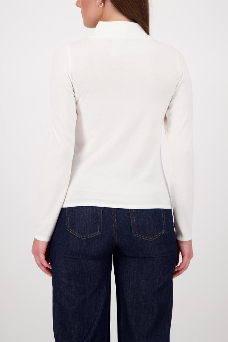 OFF WH PULLOVER BASIC SU COLLAR