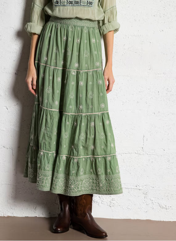 Charlotte Skirt Moss