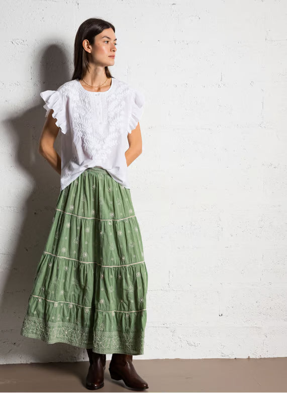 Charlotte Skirt Moss