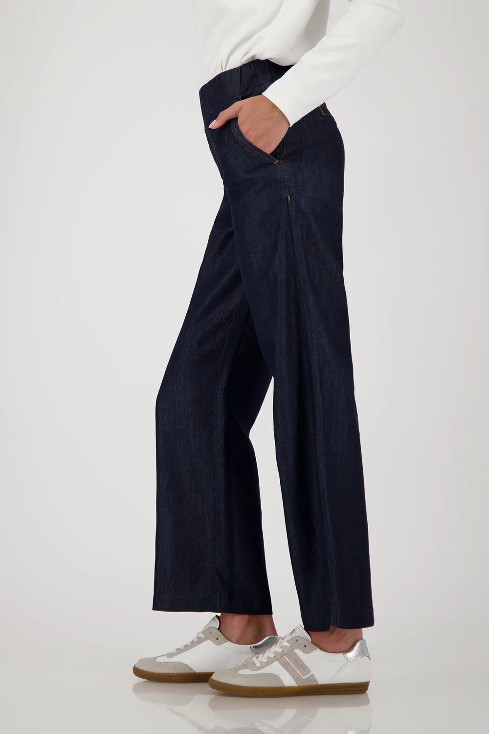 Monari Denim Culotte - Dark Denim