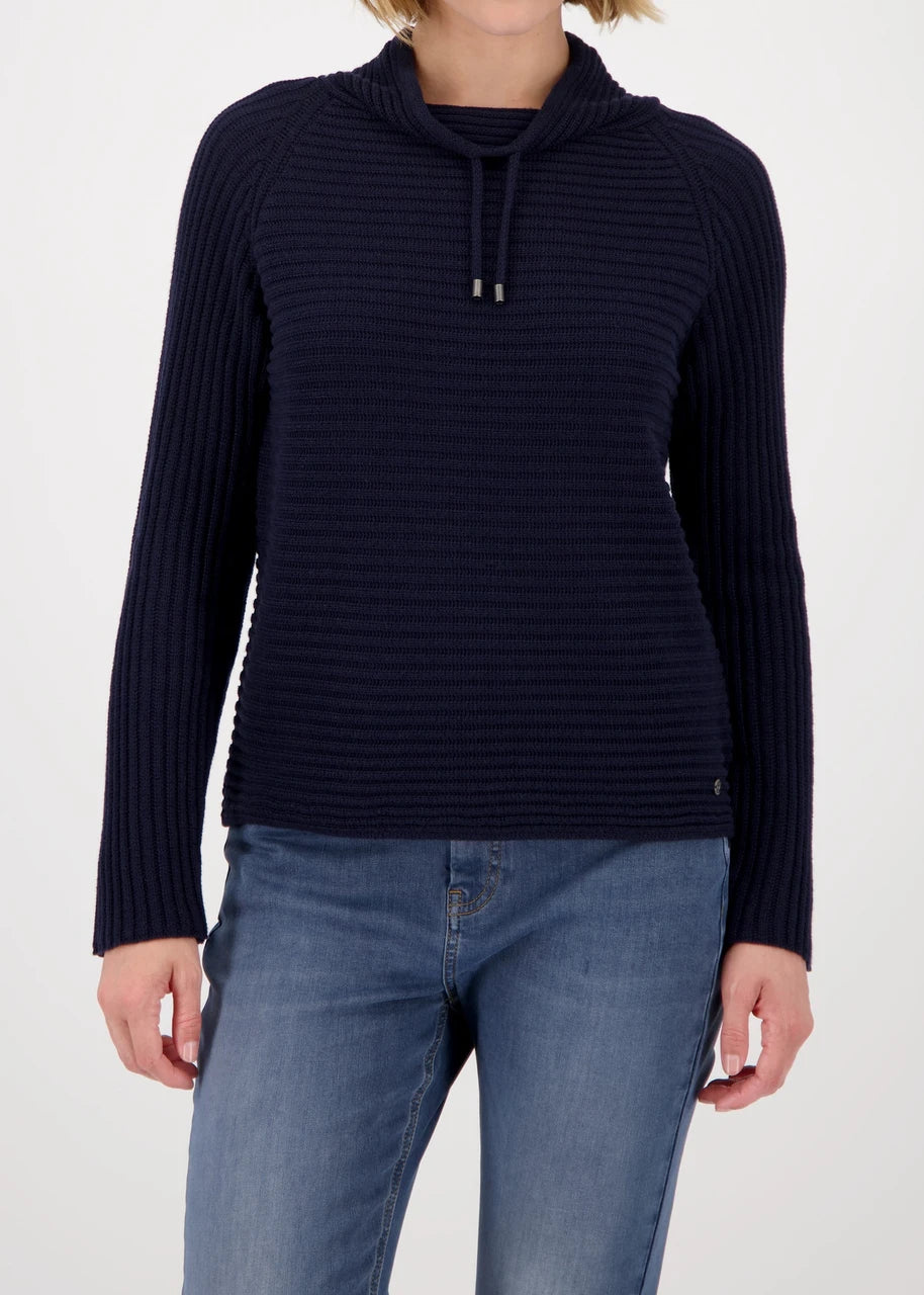 PULLOVER MONARI RIB NIGHT SKY