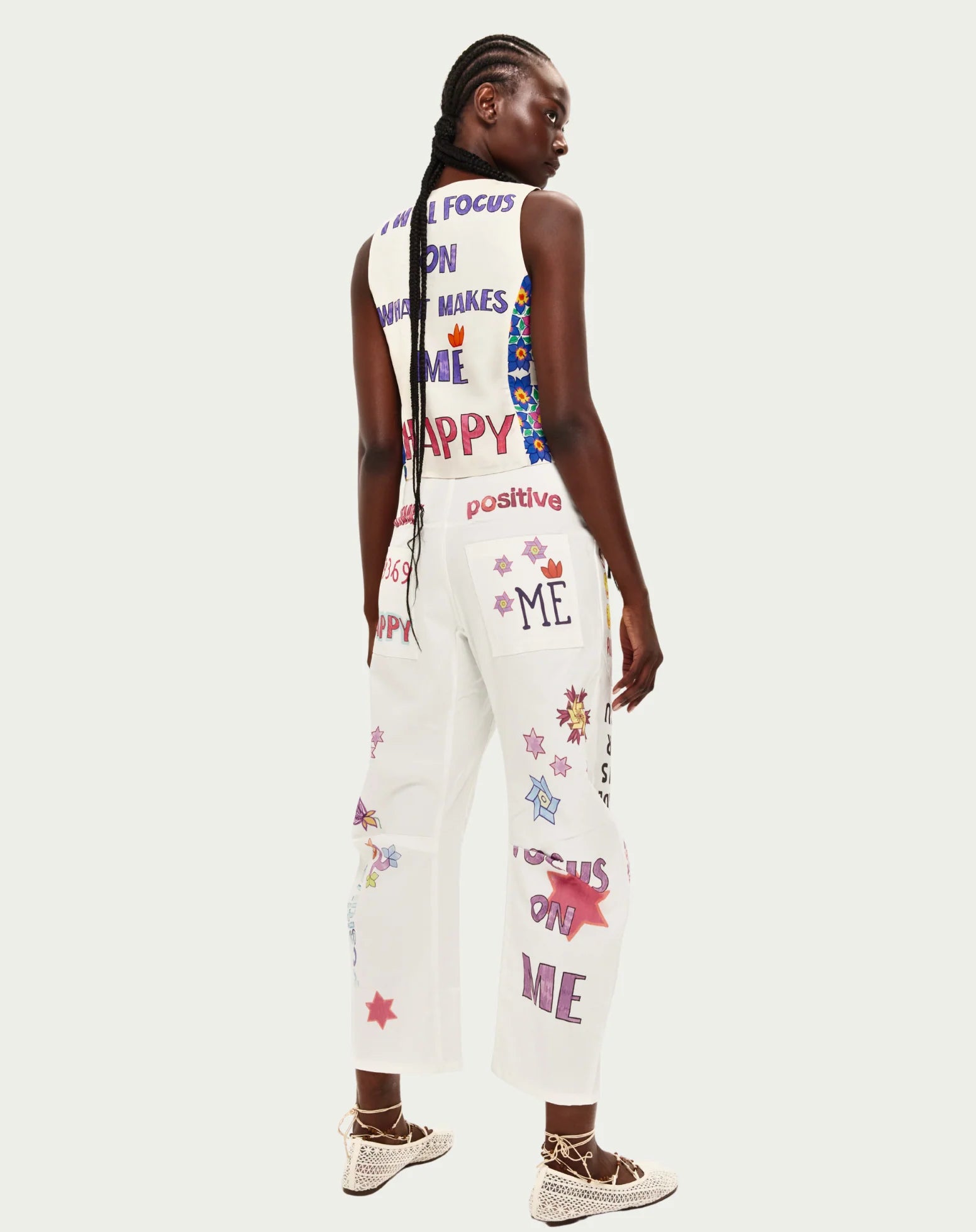 Cala Cotton Barrel Pants Markers