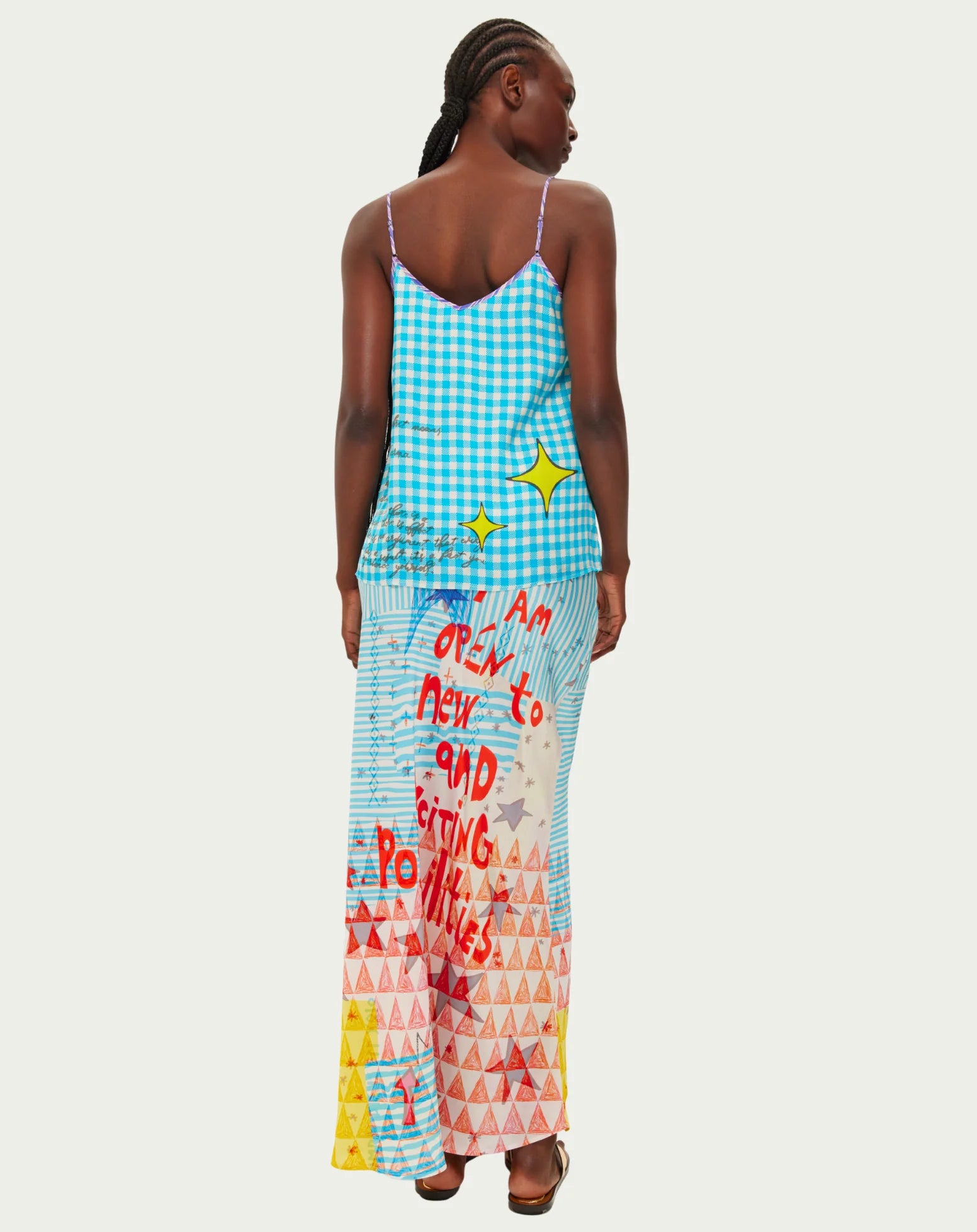 Blakely Slip Skirt Runic