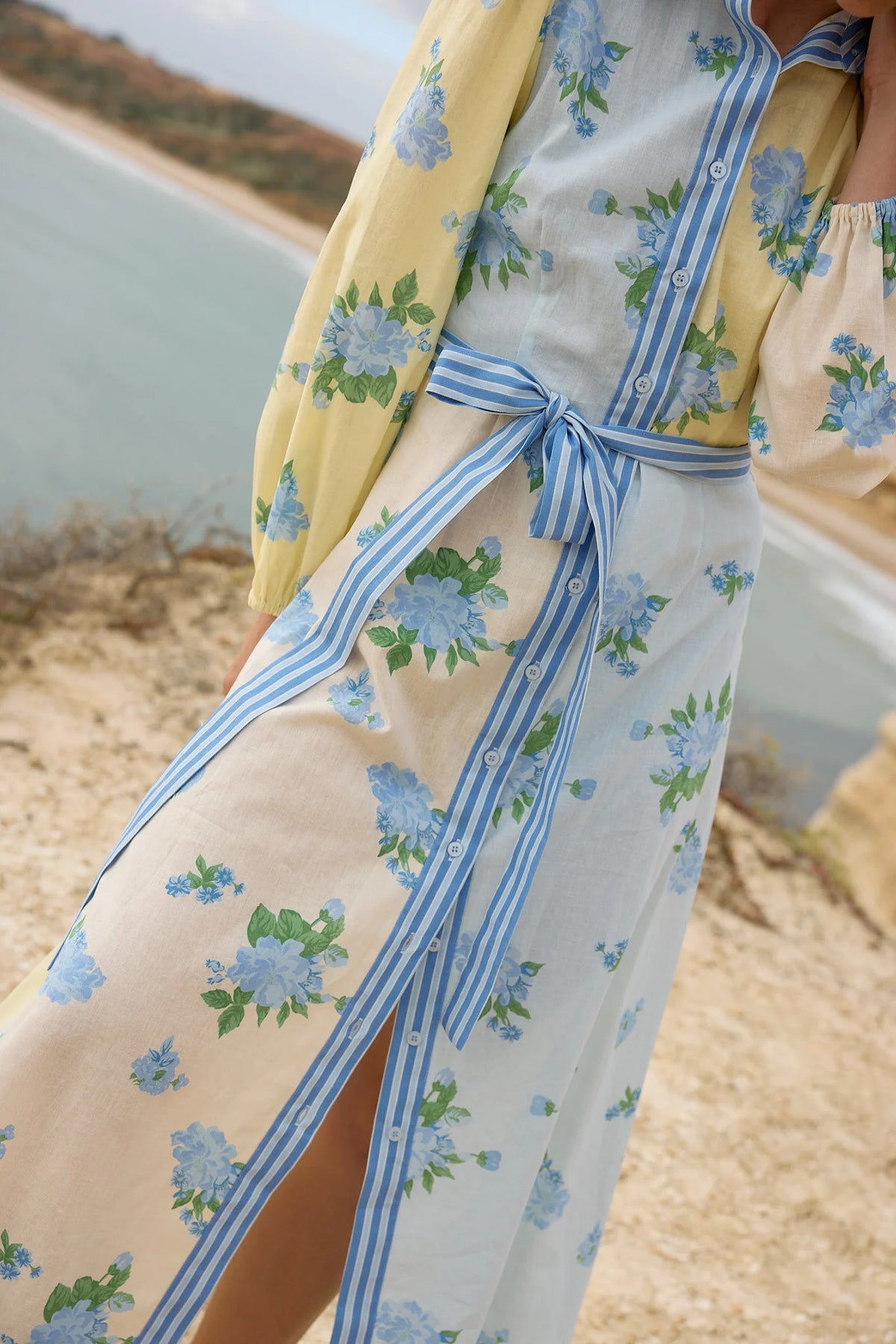 Lucille Dress Whisper Multi