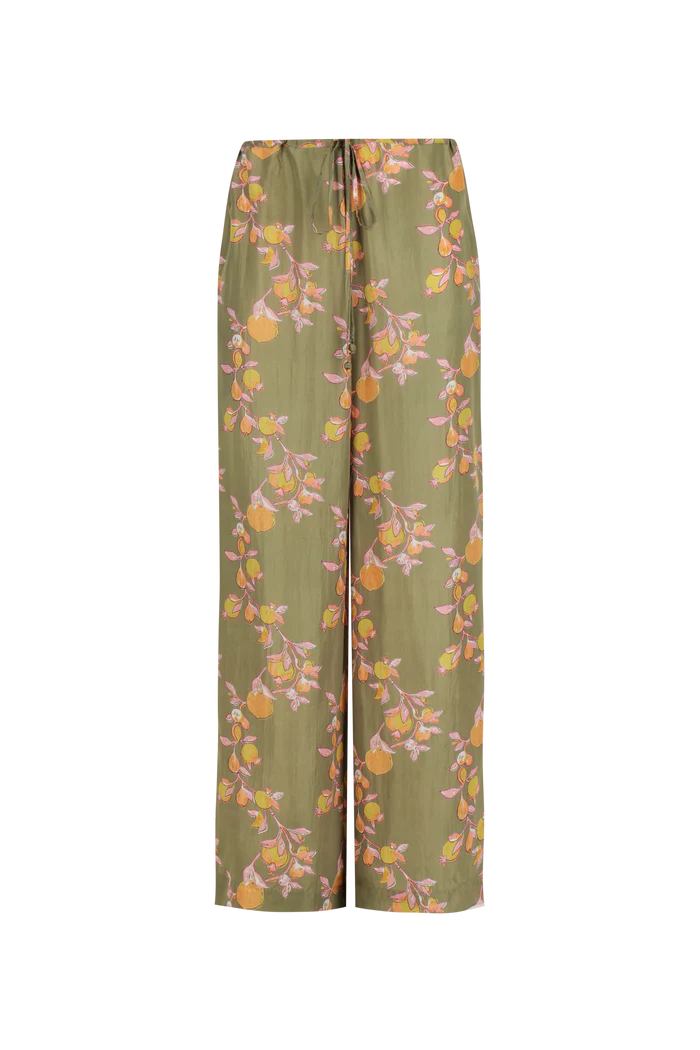 Azra Pant Pomegranate Khaki