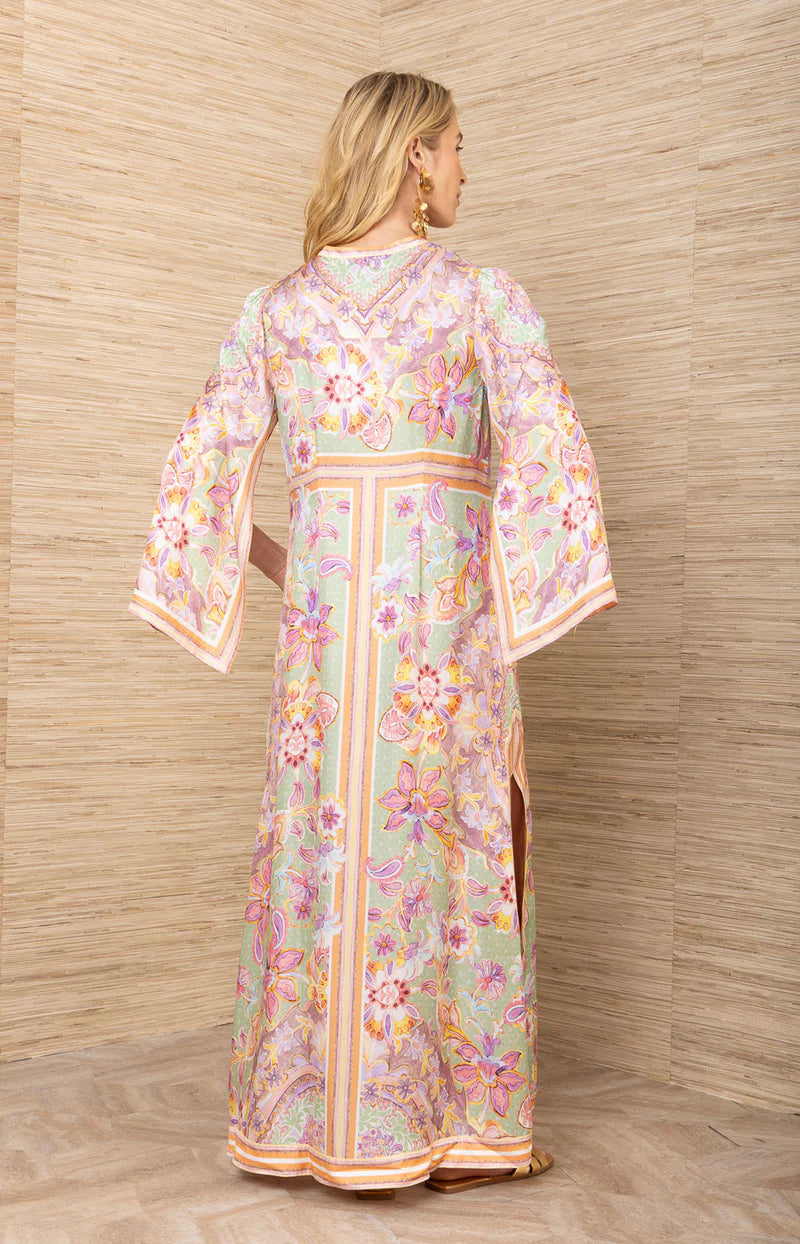 Aileen Long Sleeve Caftan Dress