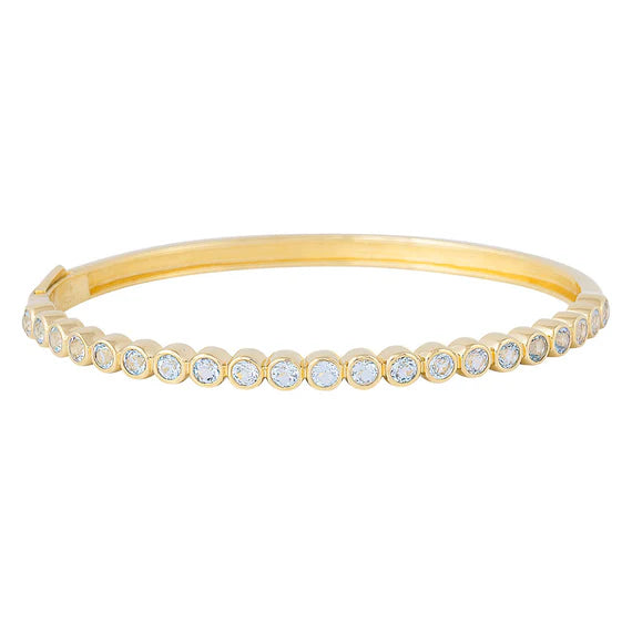 Blue Topaz Bangle