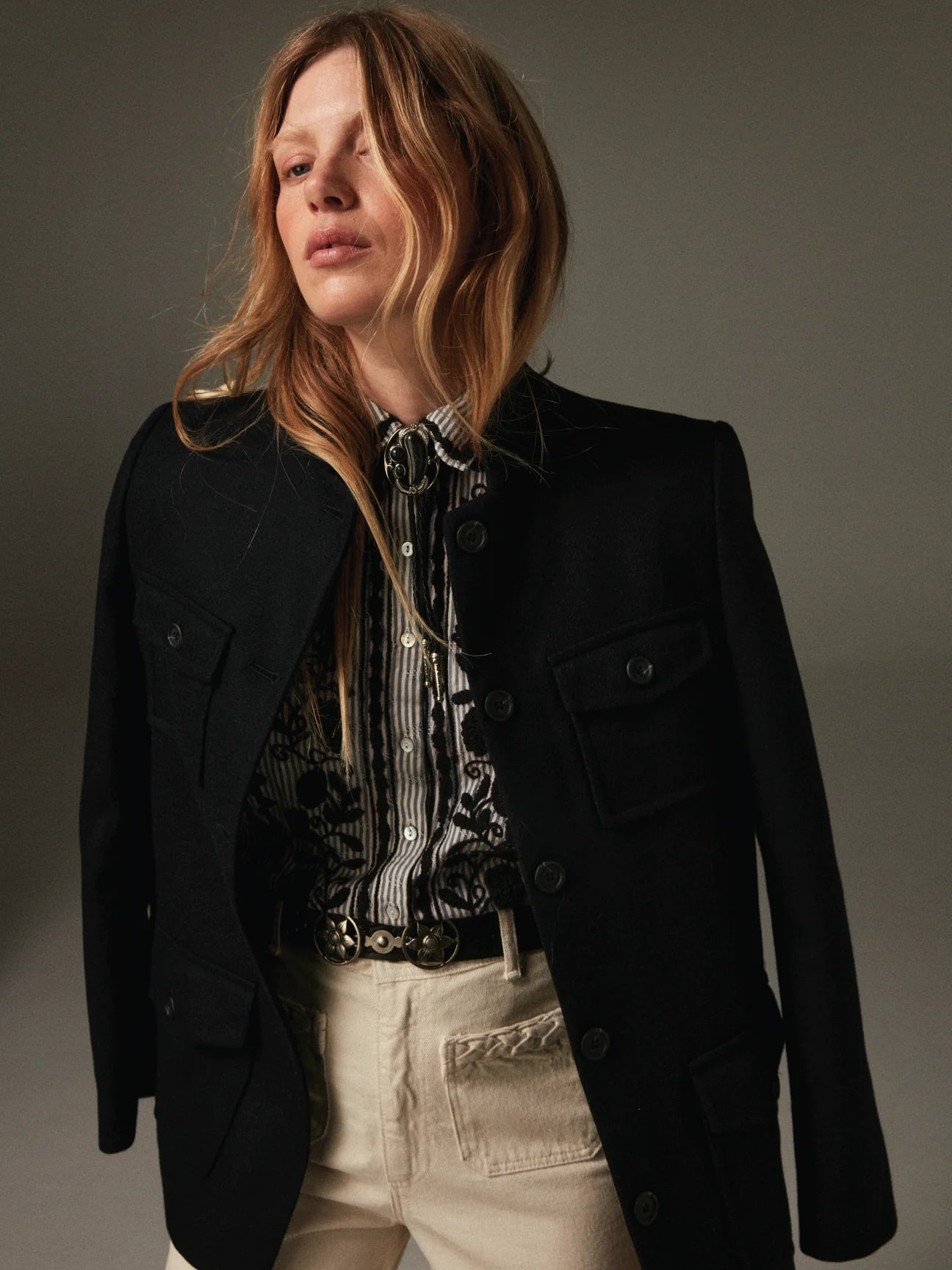 Amanda Blouse in Azzu