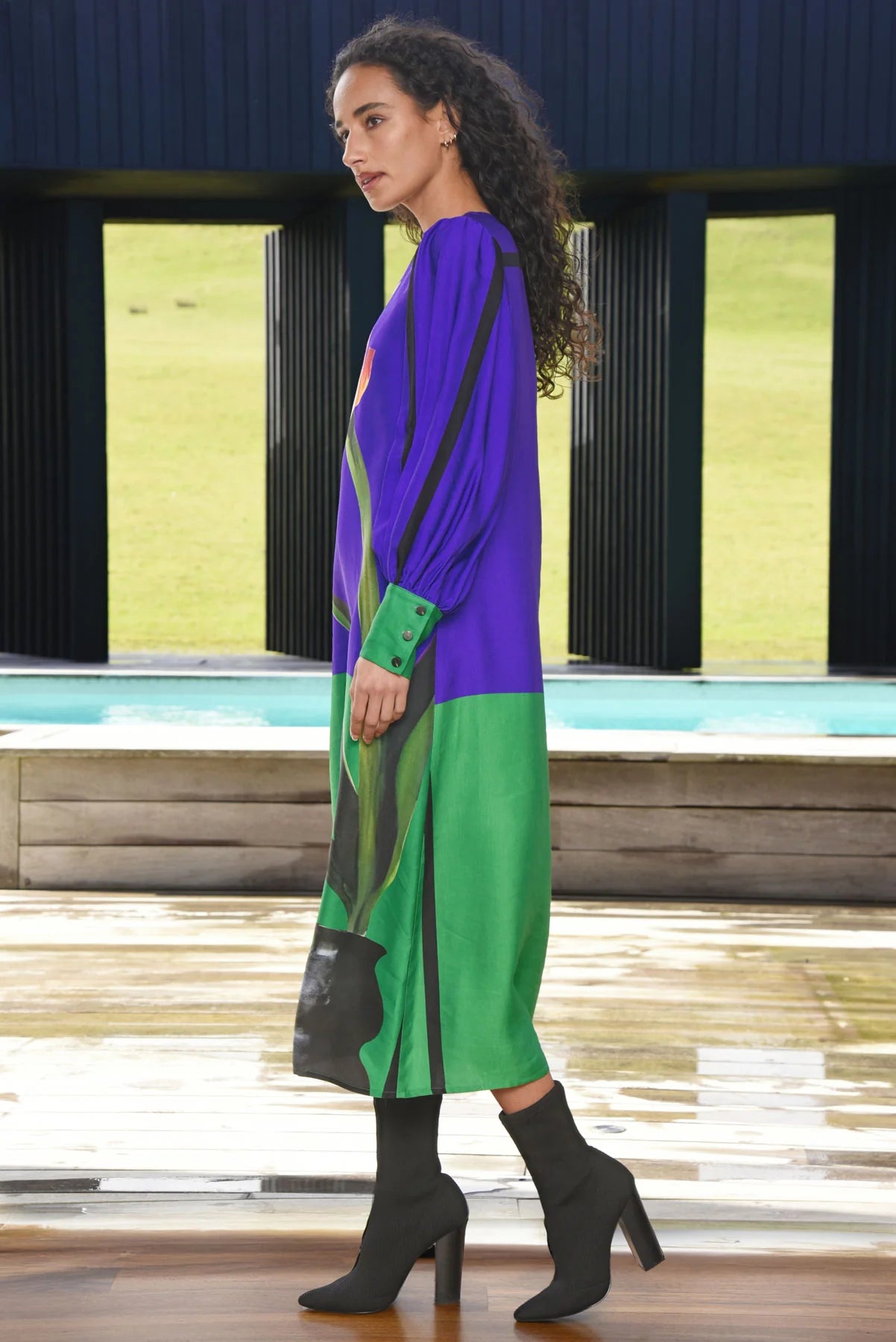 Sweet Simplicity Dress Blue Tulip