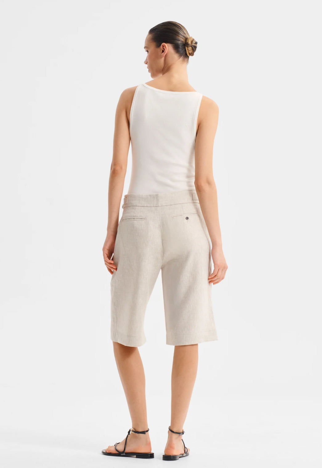 Sonny Linen Bermuda Short Natural