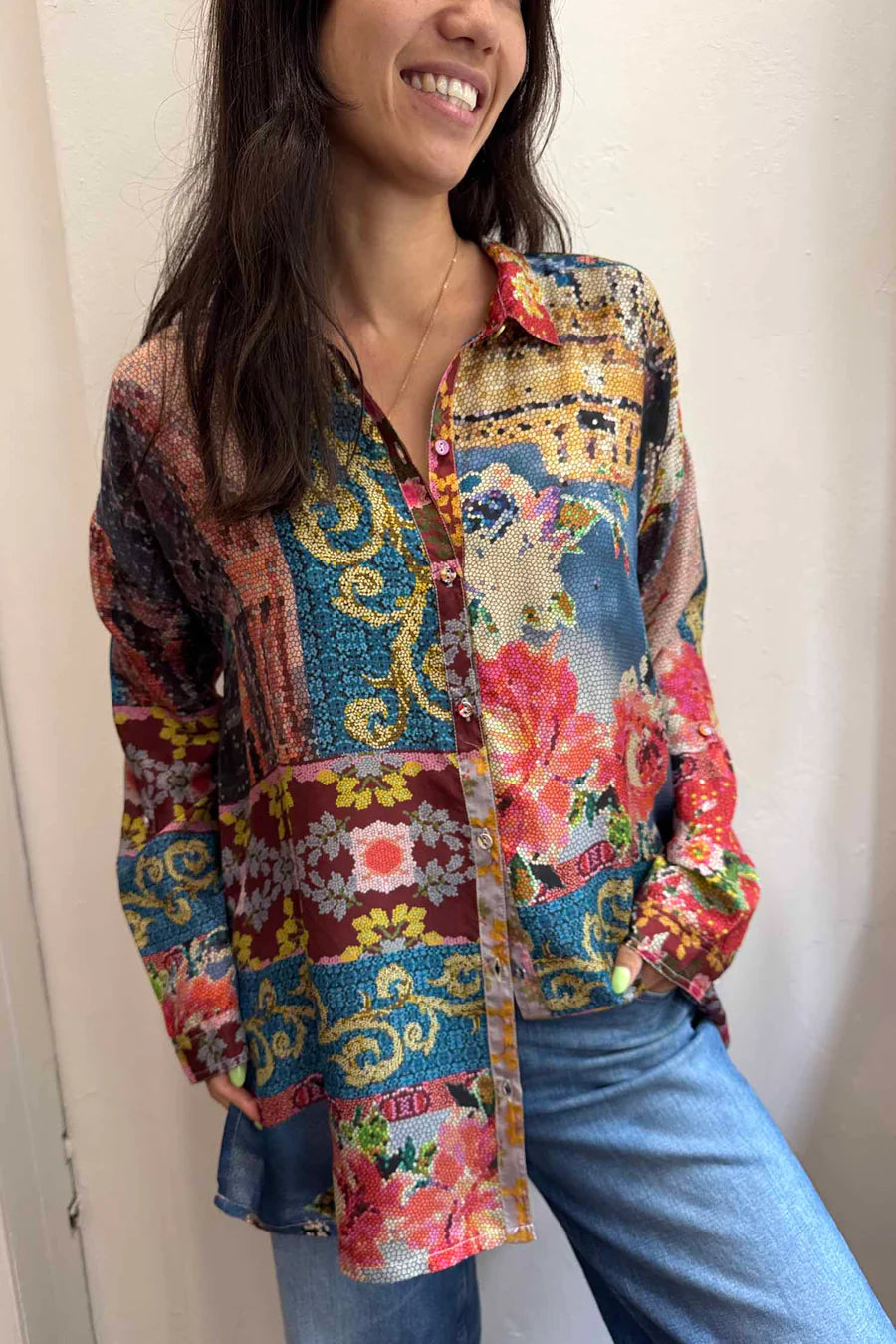 The Audrey Oversized Blouse - Shabi