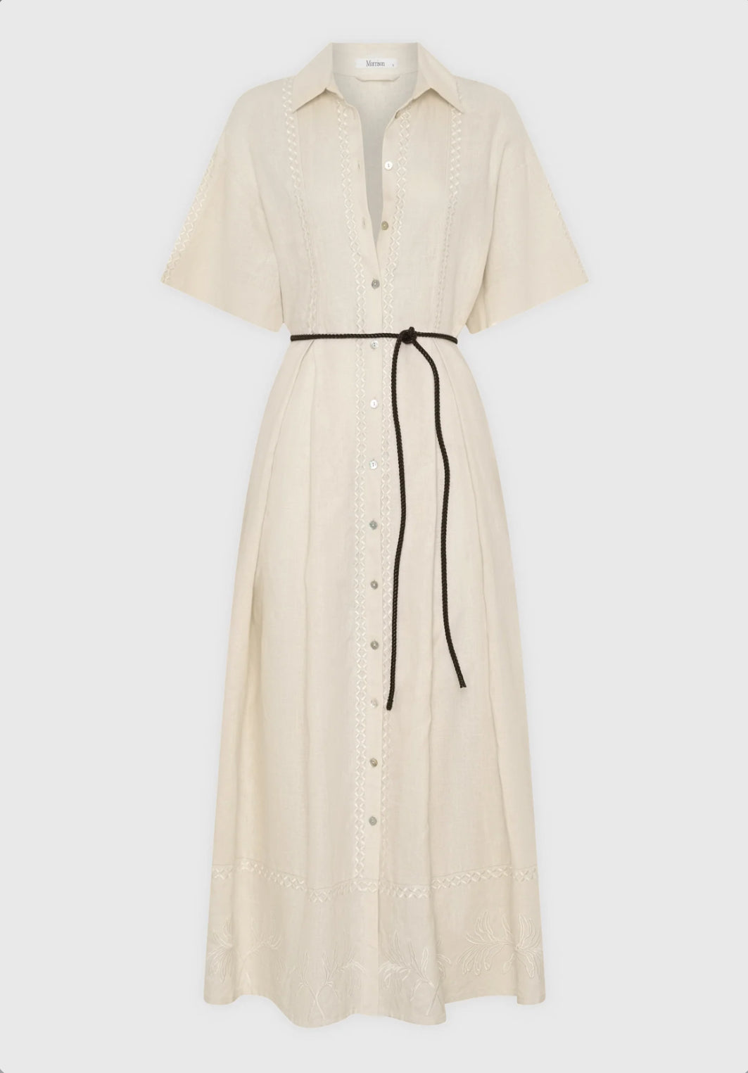 Maisey Linen Dress Ecru