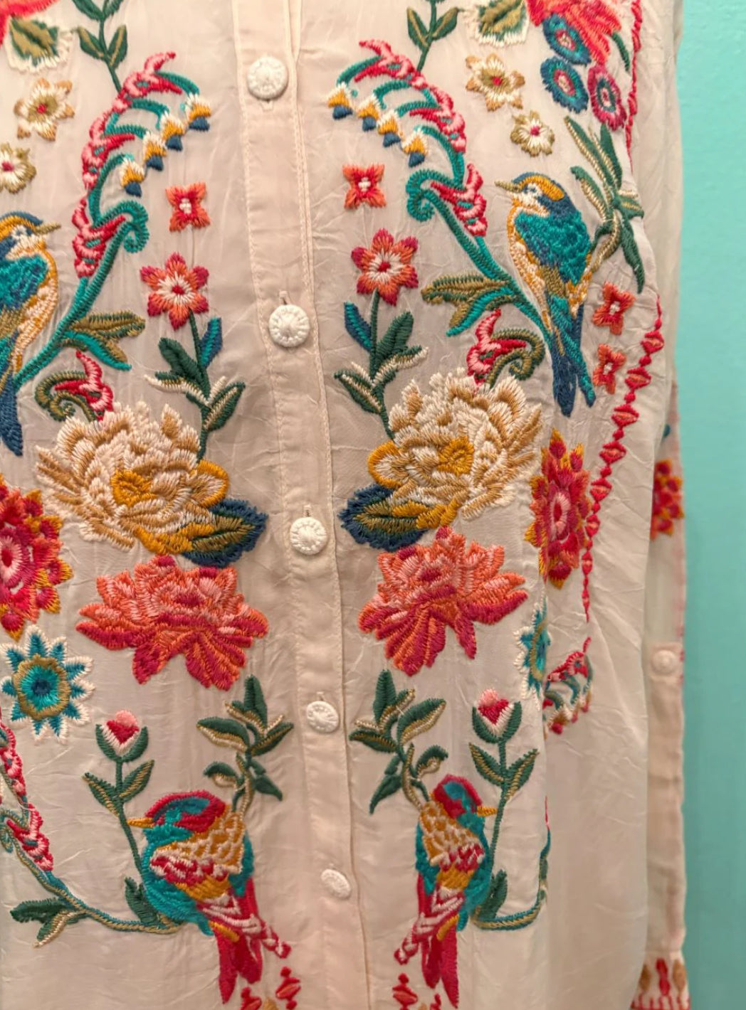 The Audrey Mandarin Collar Shirt Madeli