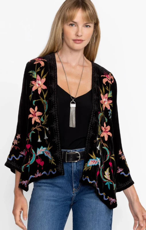 Velvet Bolero Amarylla Black