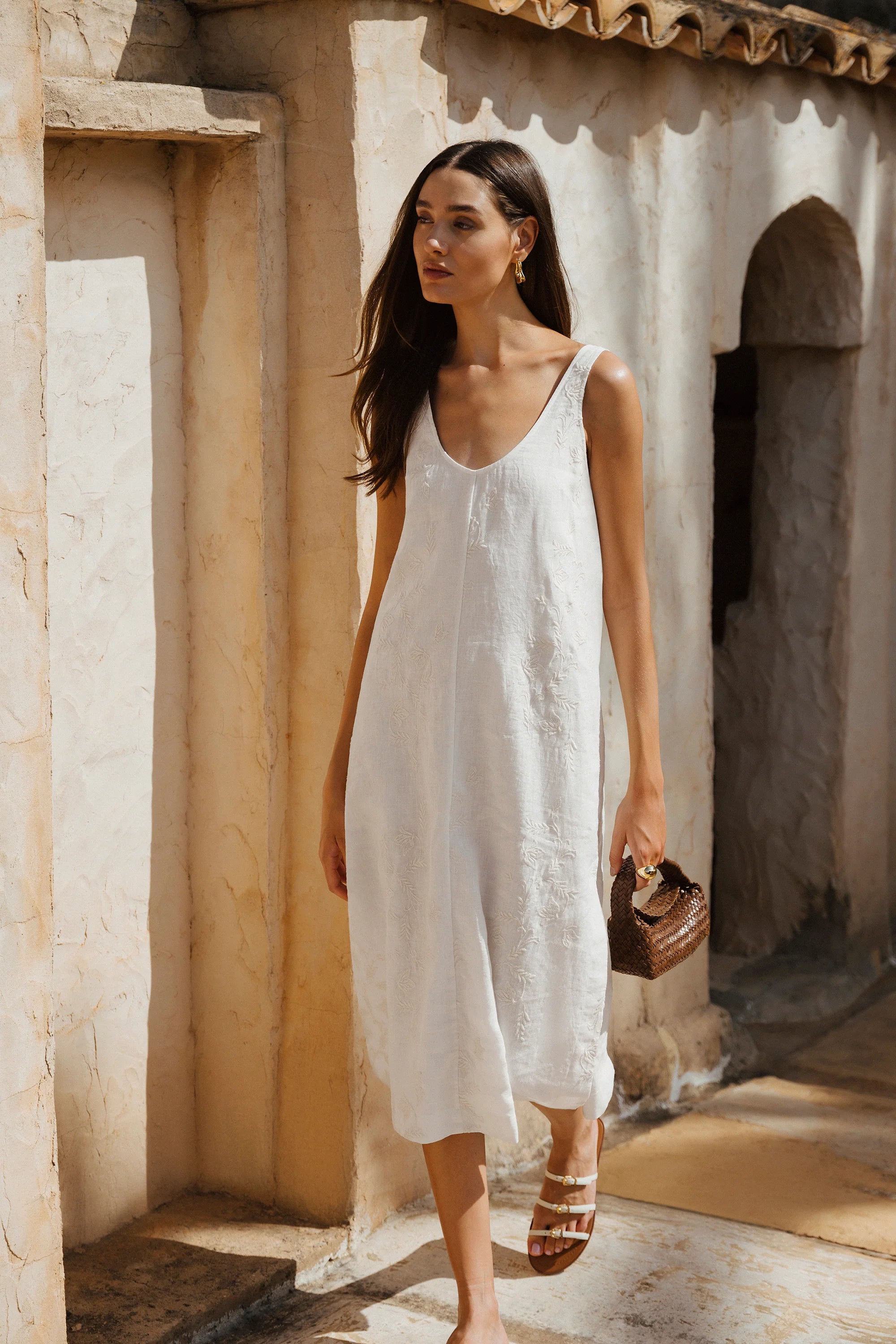 Maria Midi Dress Verano Jasmin