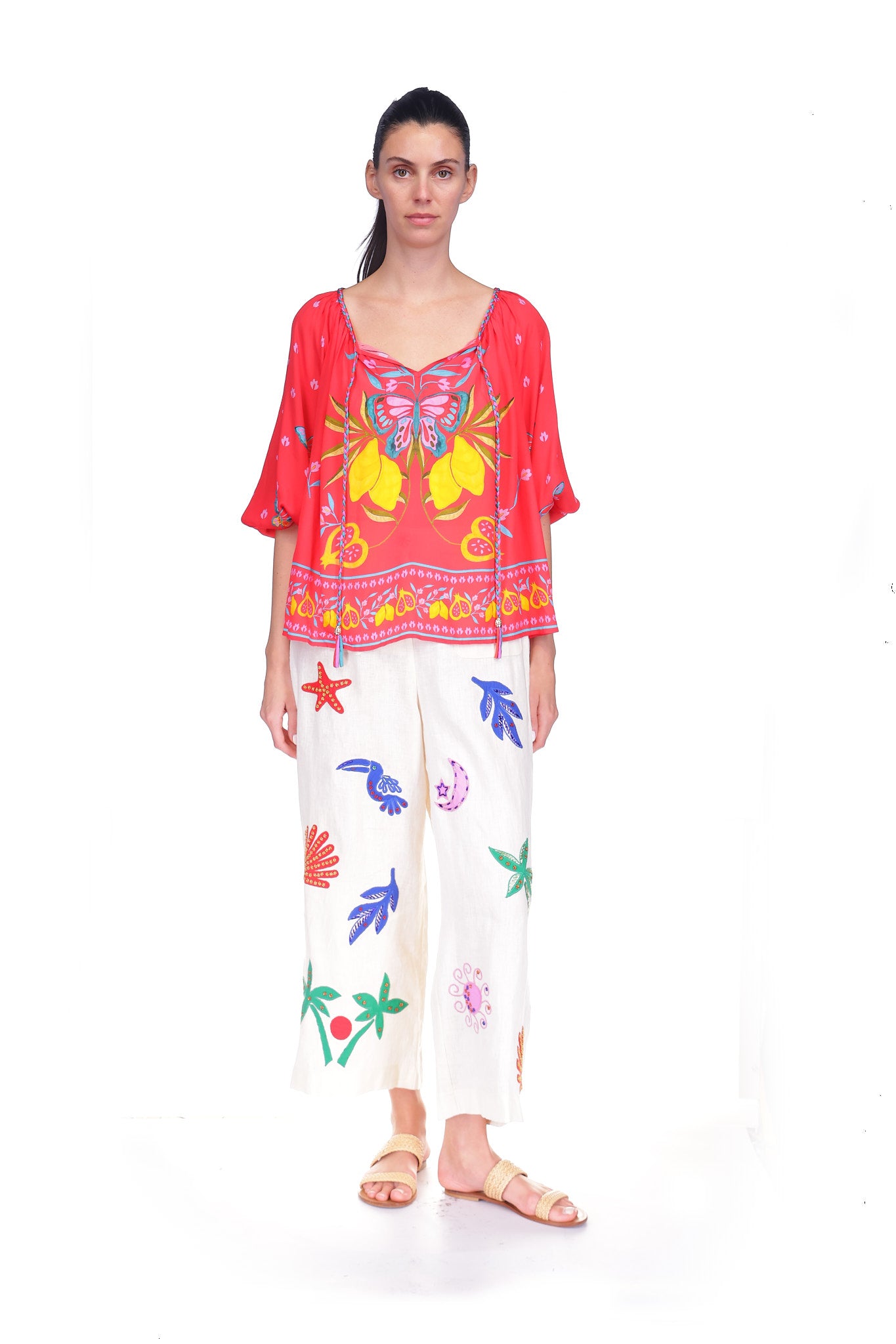 Monaco Peasant Blouse