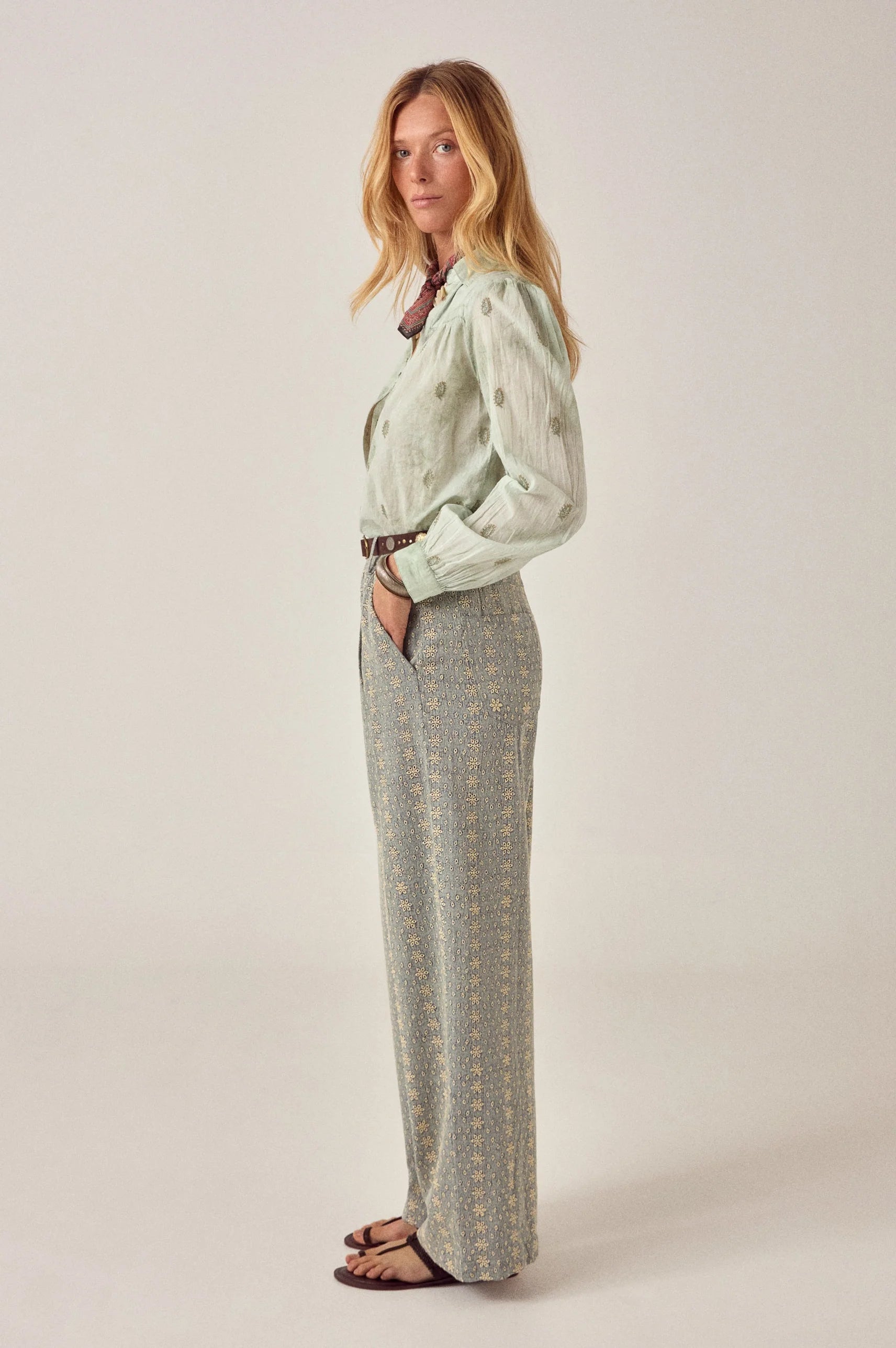 Theodore Pant Western Lace