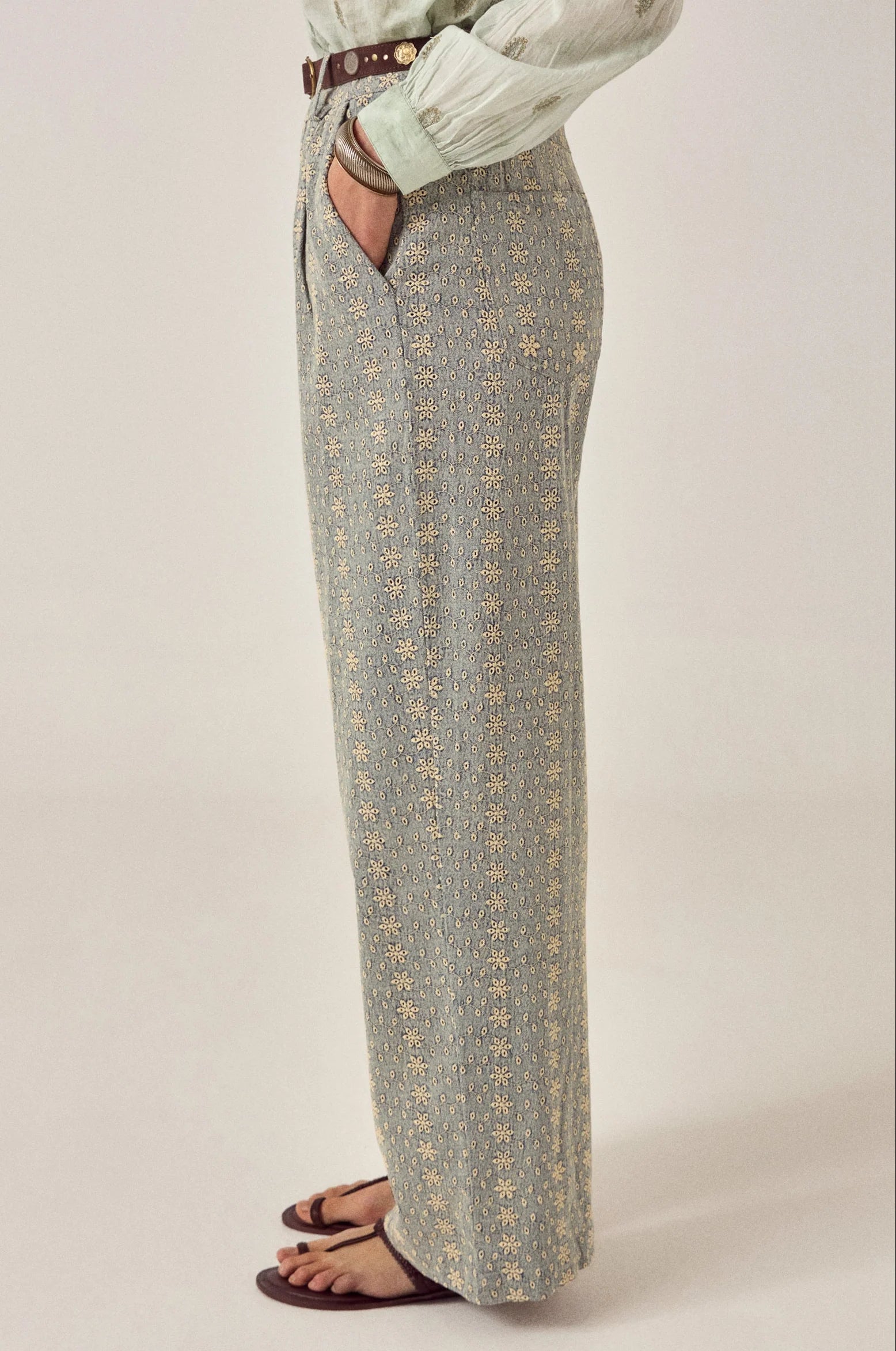 Theodore Pant Western Lace