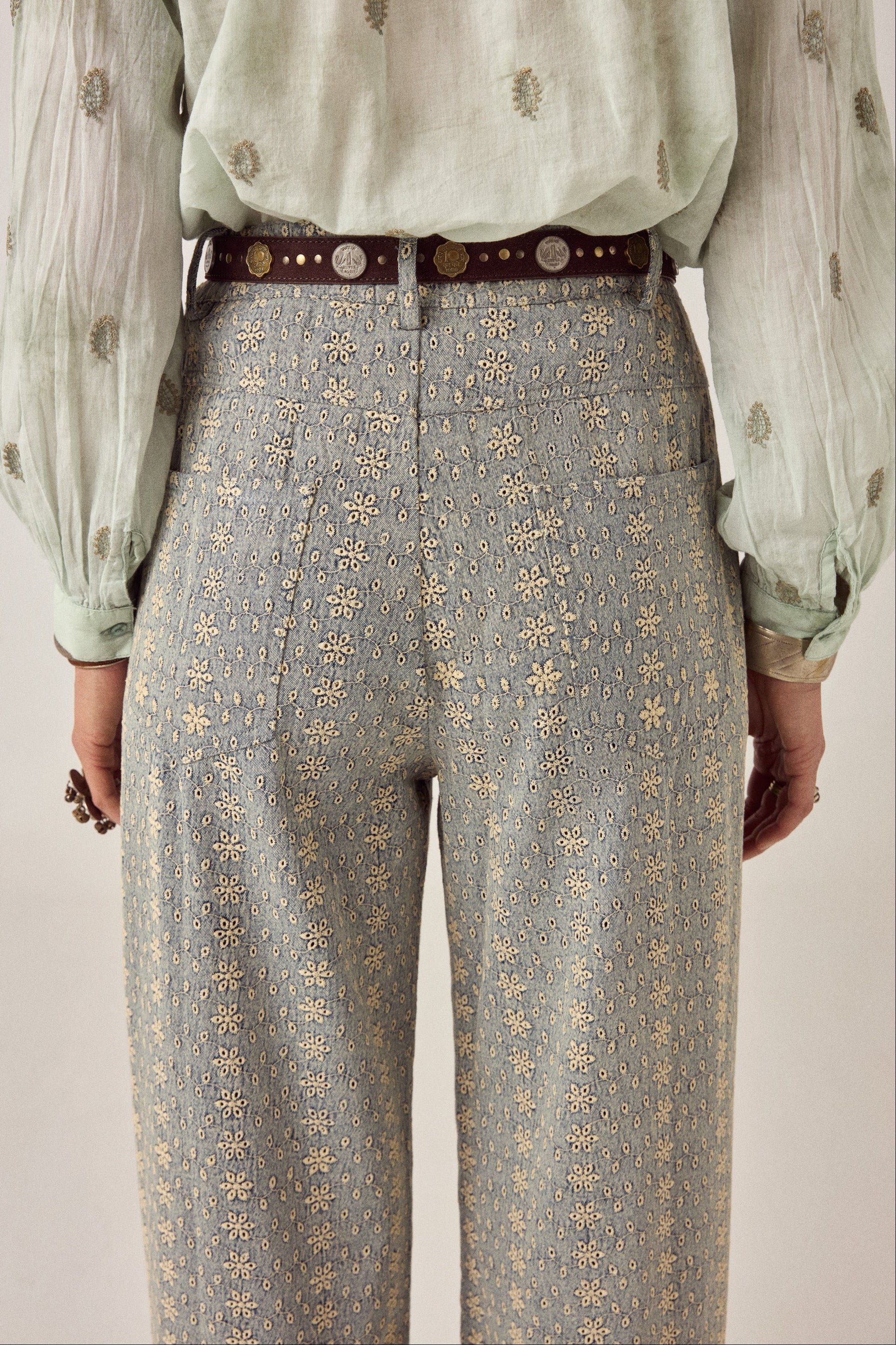 Theodore Pant Western Lace