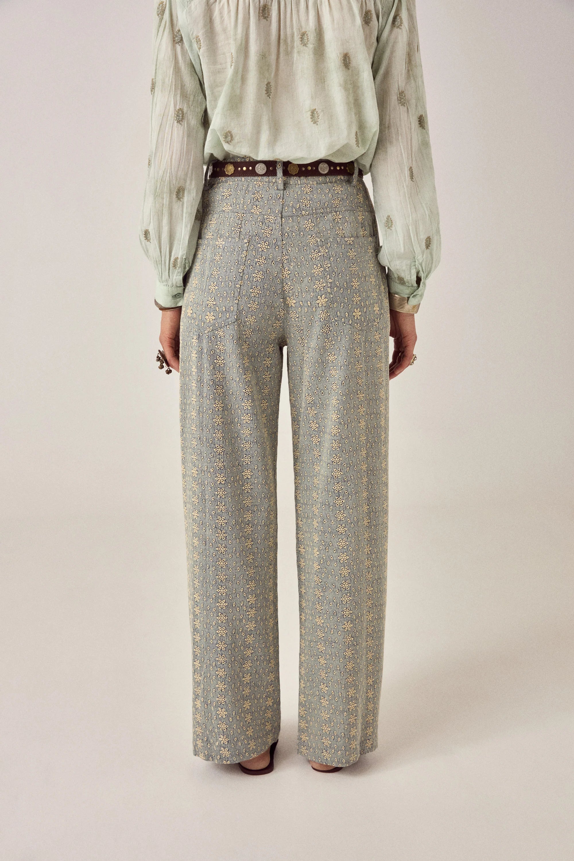 Theodore Pant Western Lace