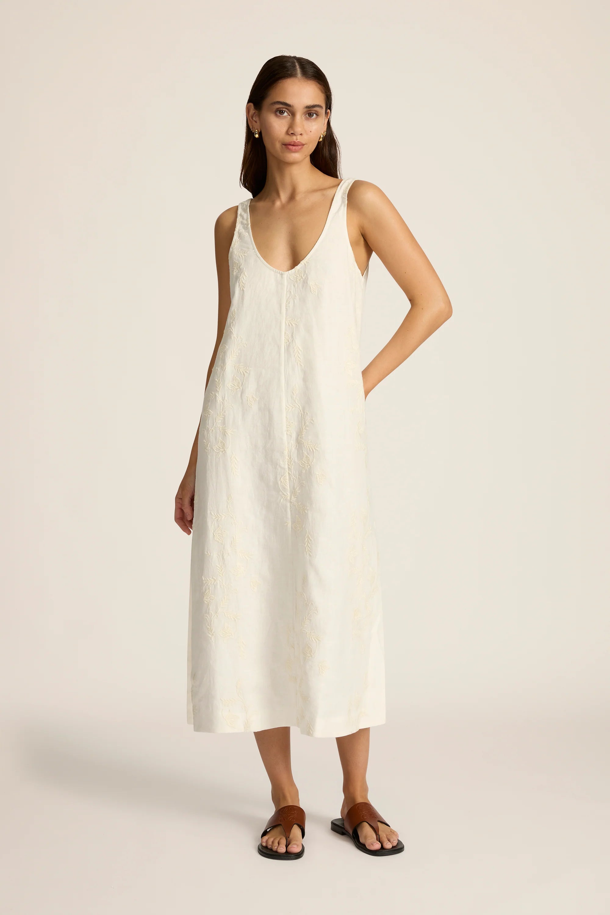 Maria Midi Dress Verano Jasmin