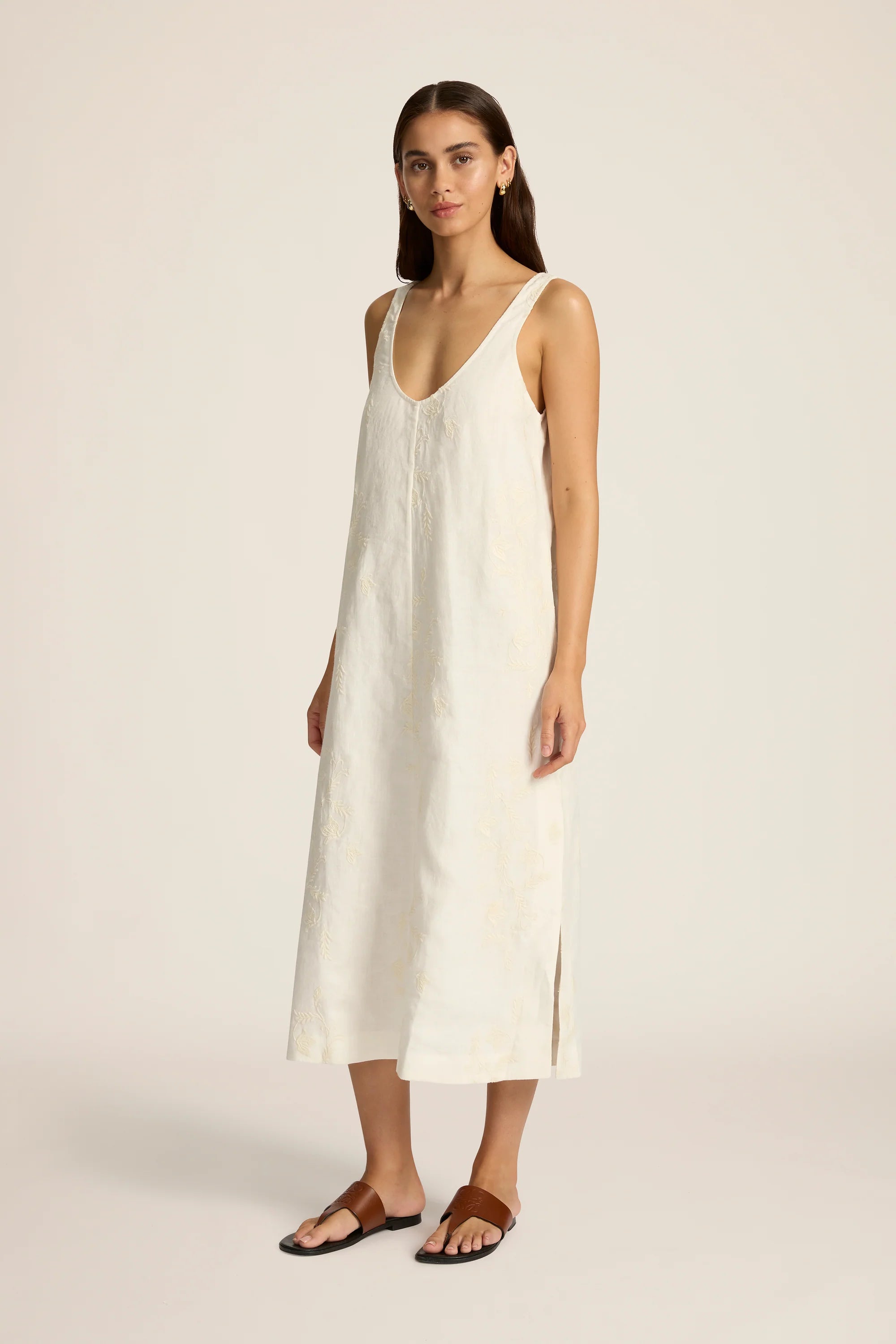 Maria Midi Dress Verano Jasmin