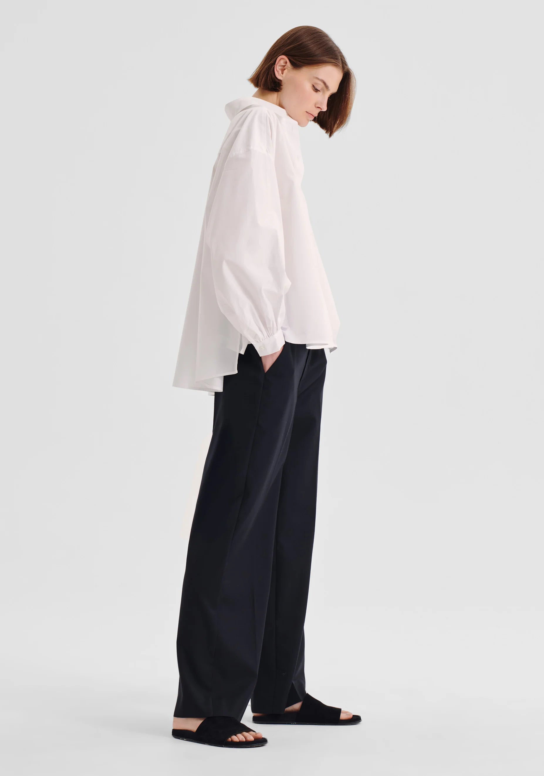Leona Swing Shirt White
