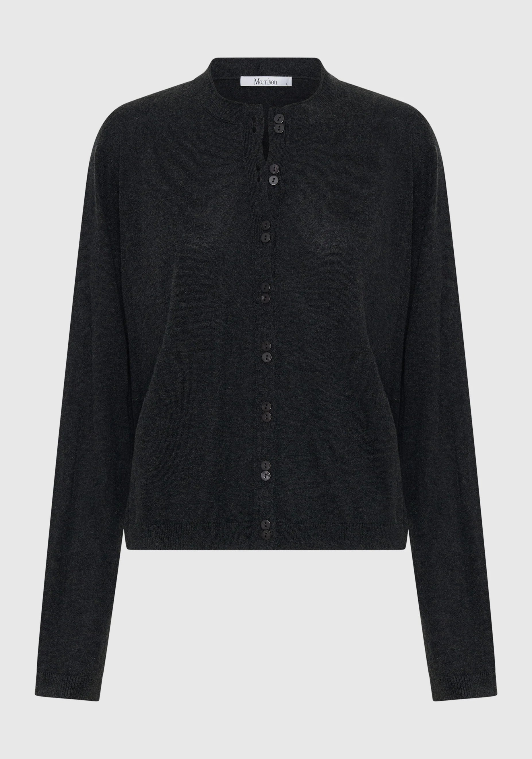 Margo Knit Cardigan Charcoal