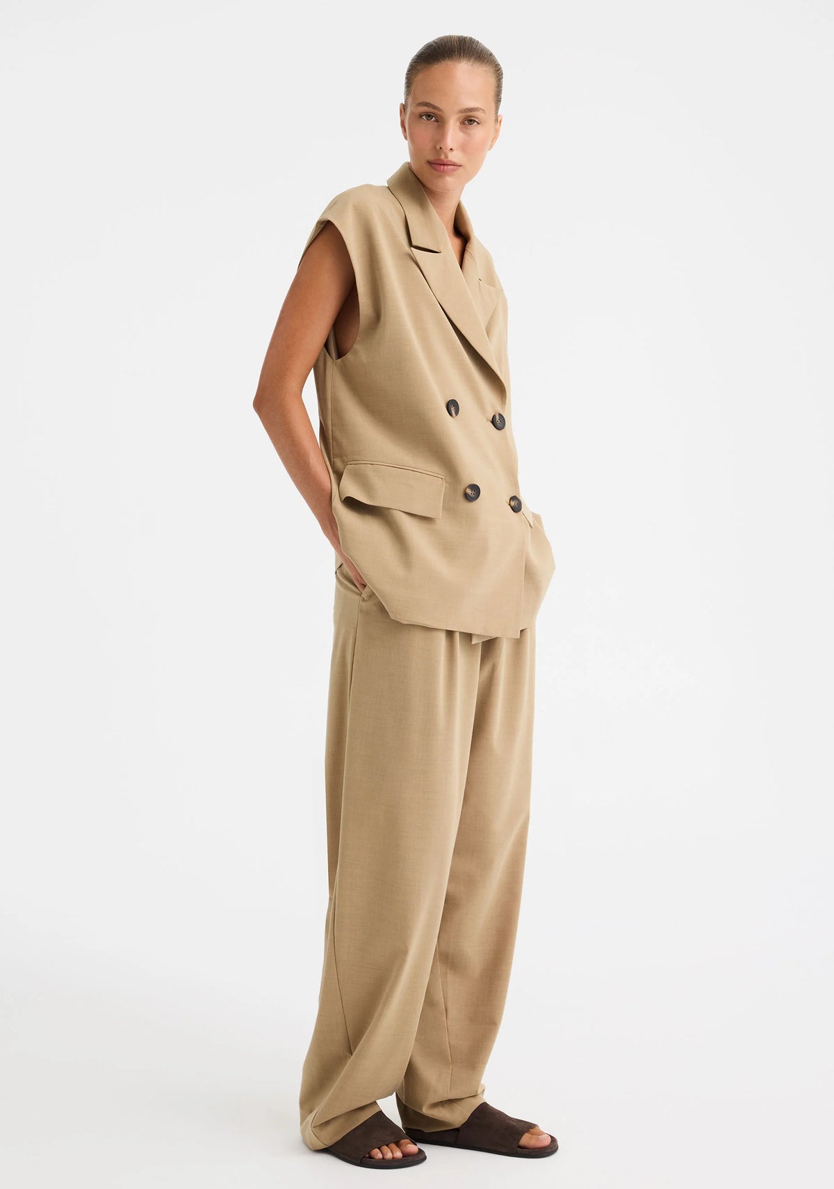 Brixton Pant Biscuit