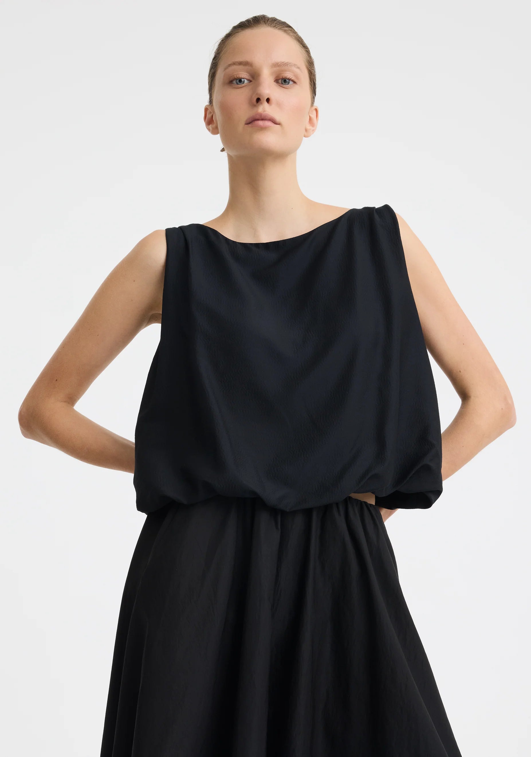 Celine Bubble Top Black
