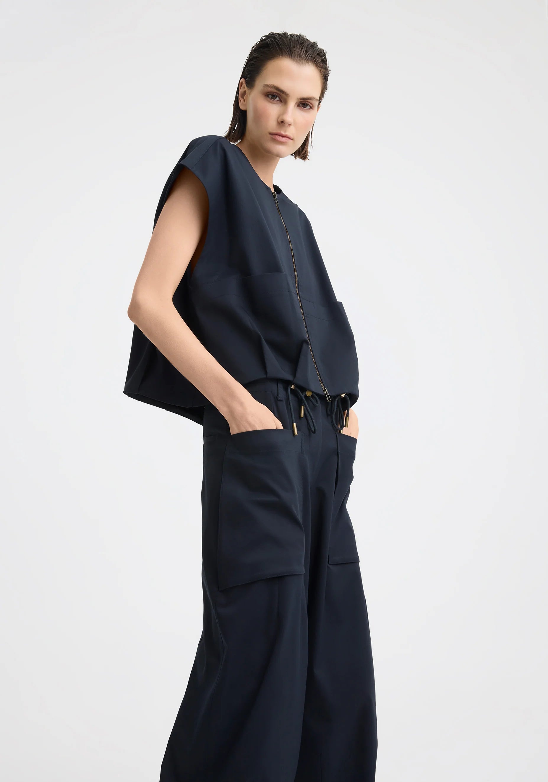 Sander Vest Navy
