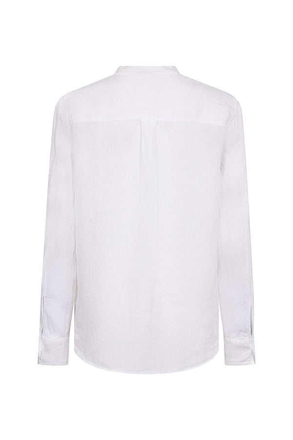 Martina Linen Shirt White