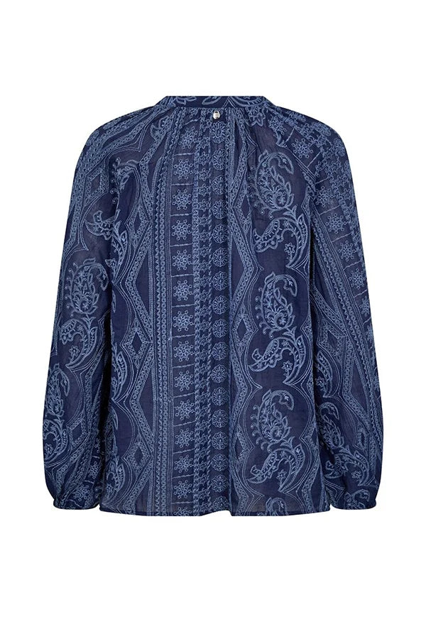 Gata Allo Blouse Crown Blue