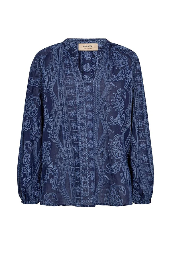 Gata Allo Blouse Crown Blue