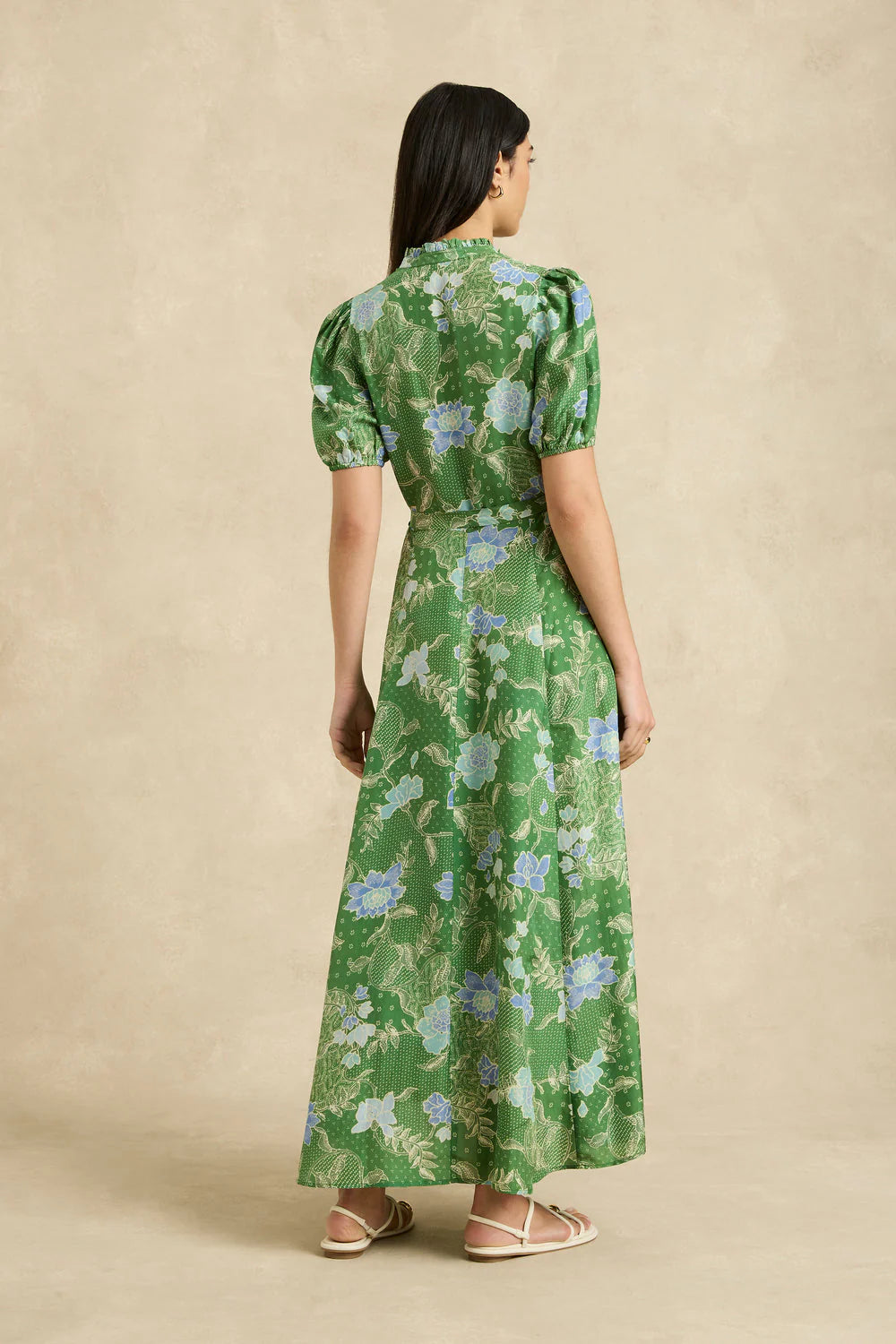 Oceanus Dress Bloom Jungle Green