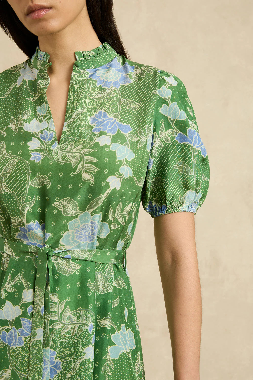Oceanus Dress Bloom Jungle Green